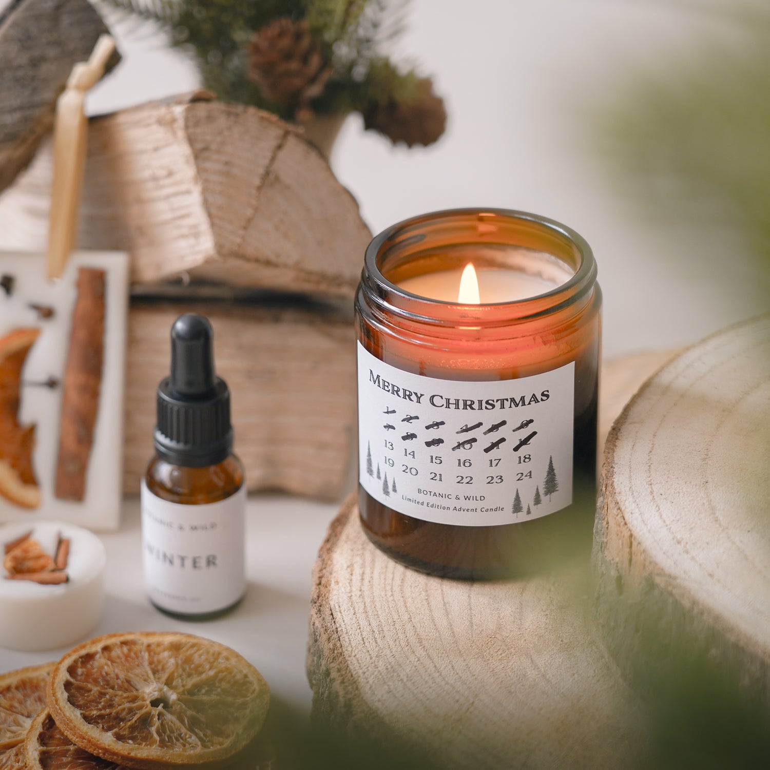 FESTIVE ADVENT Candle (Limited Edition)