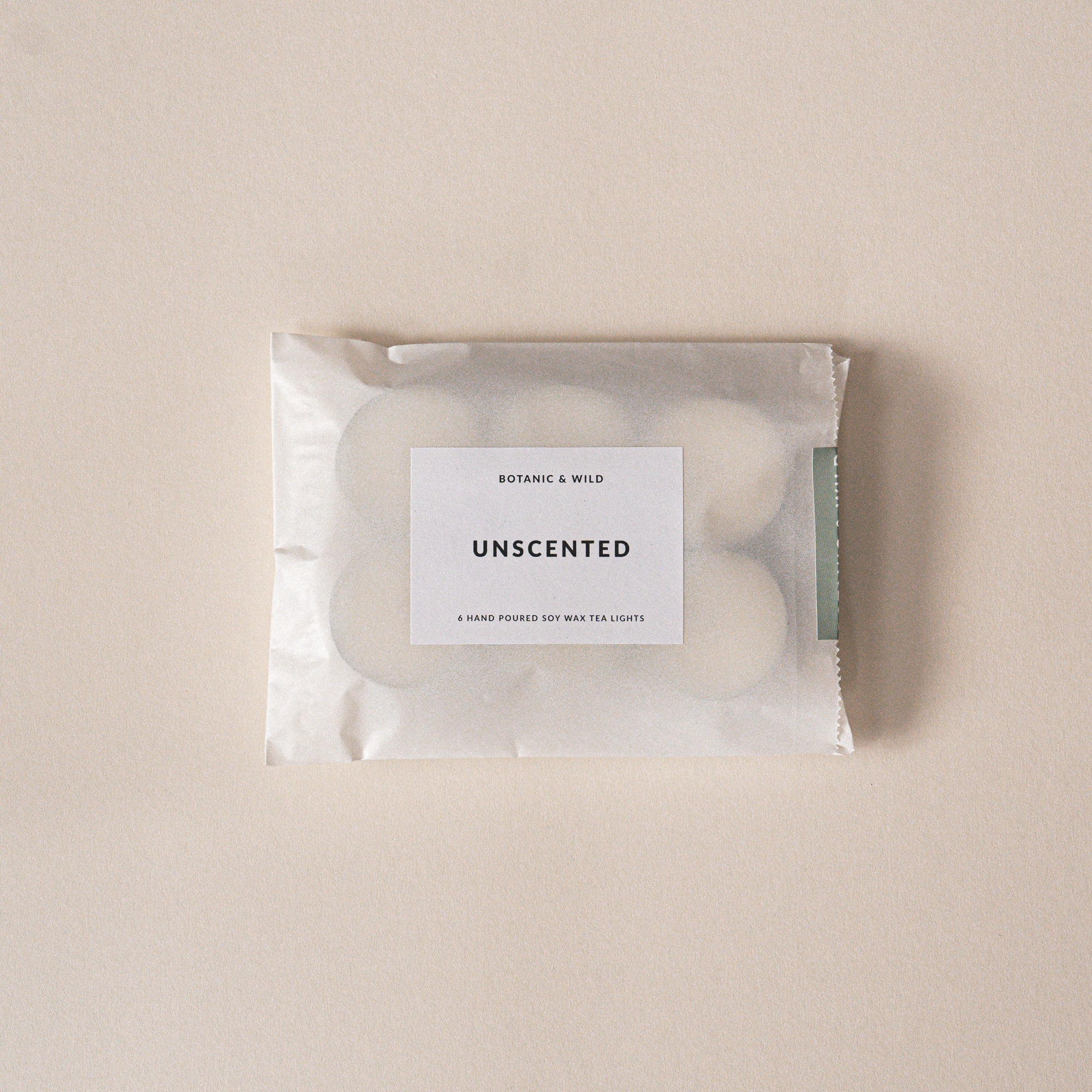 UNSCENTED Soy Wax Tea Lights