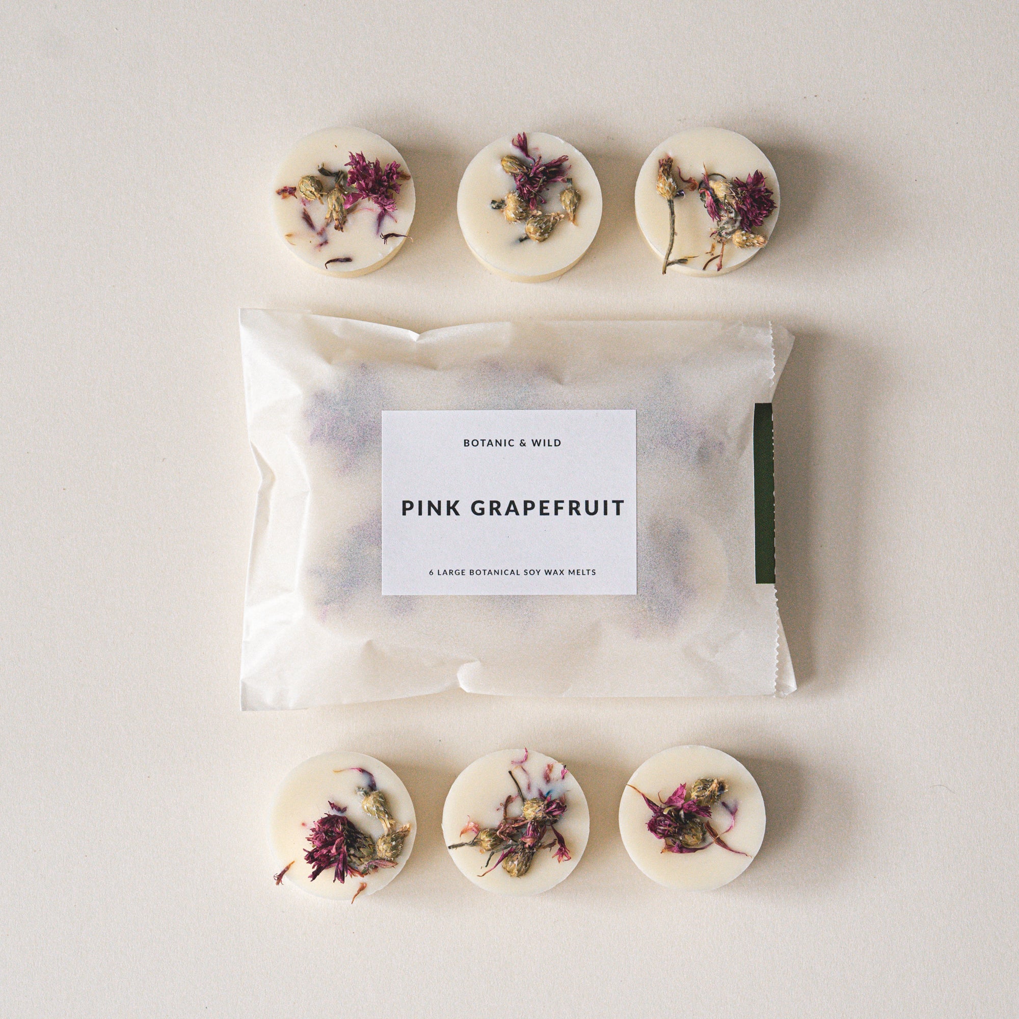 PINK GRAPEFRUIT Botanical Soy Wax Melts