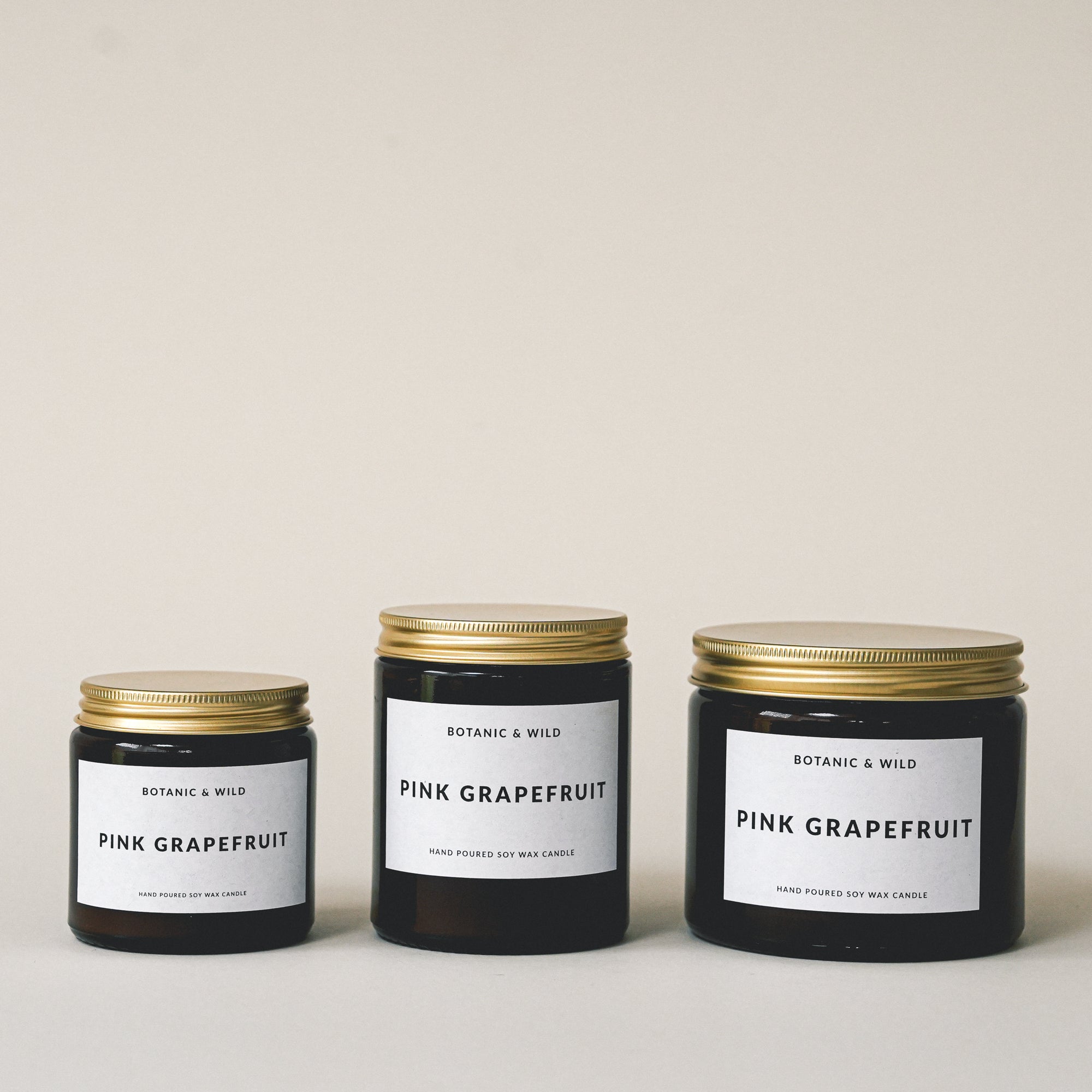 PINK GRAPEFRUIT Scented Soy Candle