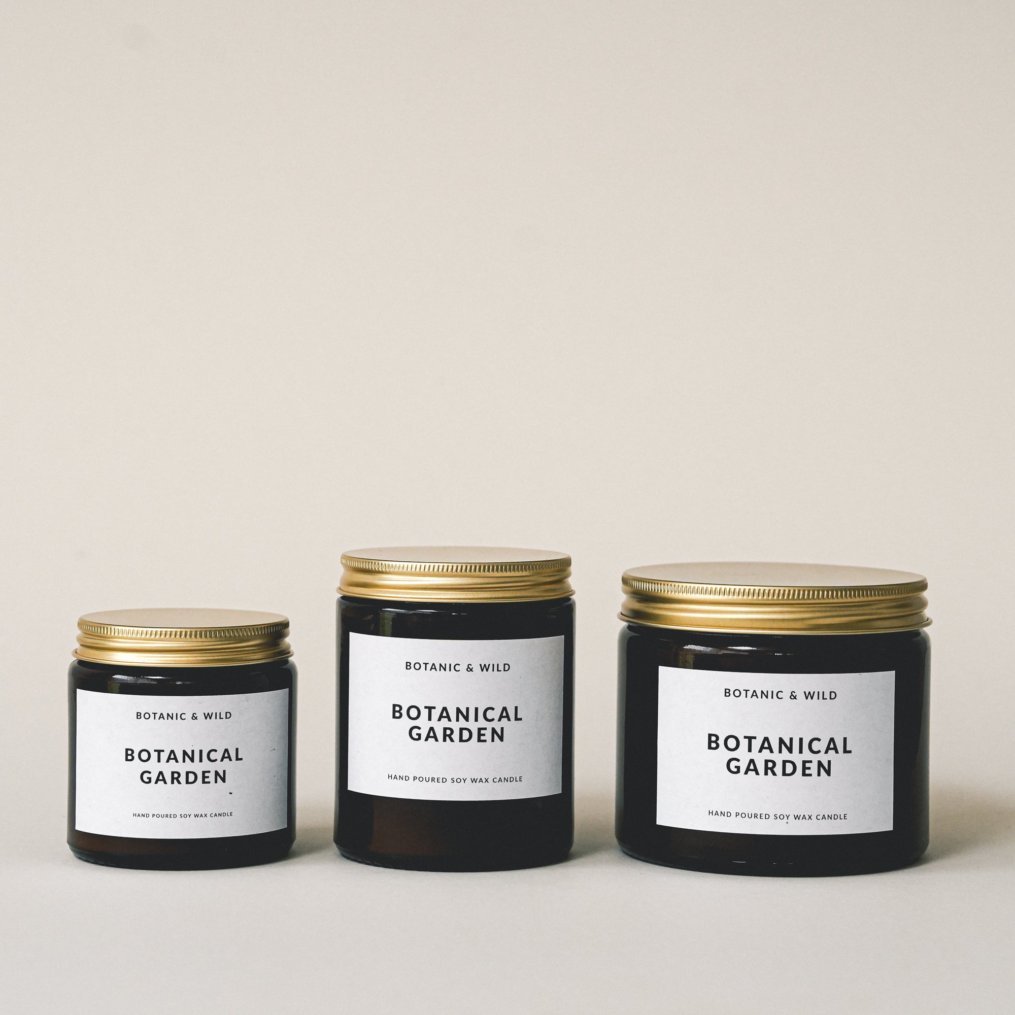 BOTANICAL GARDEN Scented Soy Candles