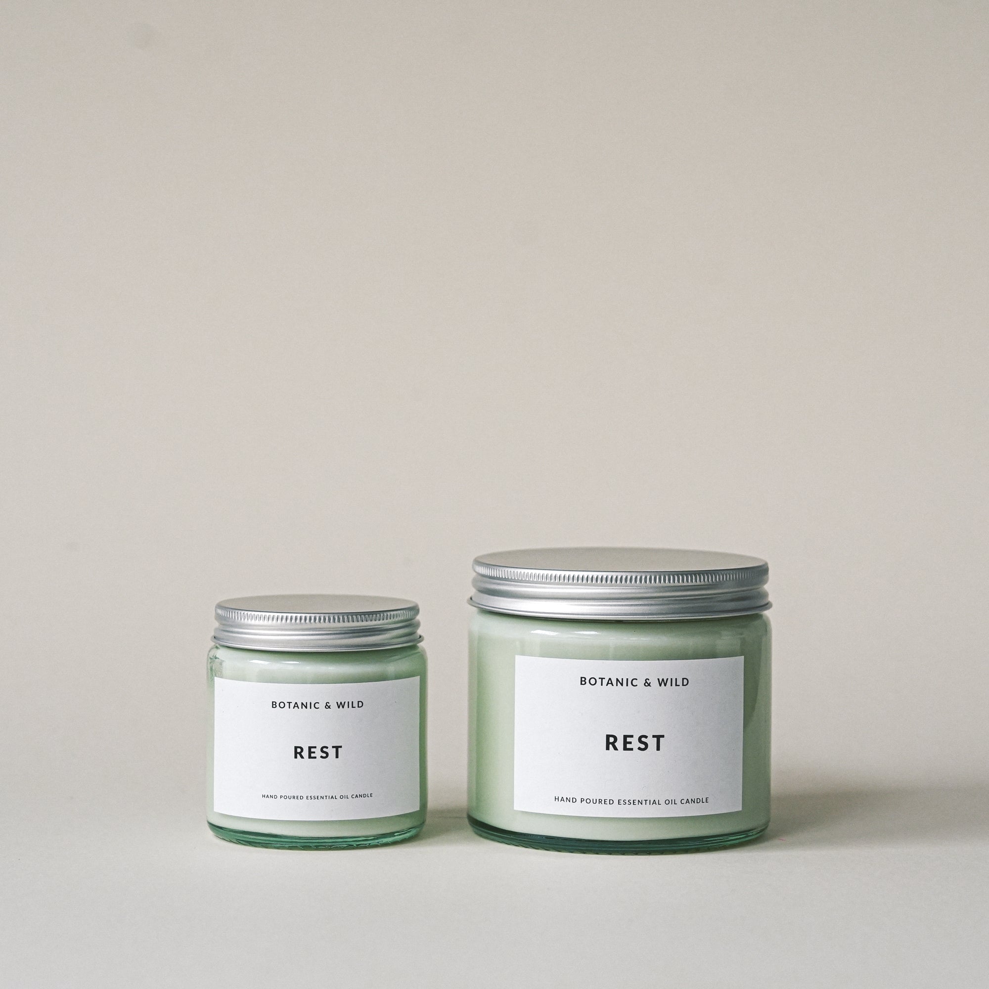 REST Essential Oil Soy Candles