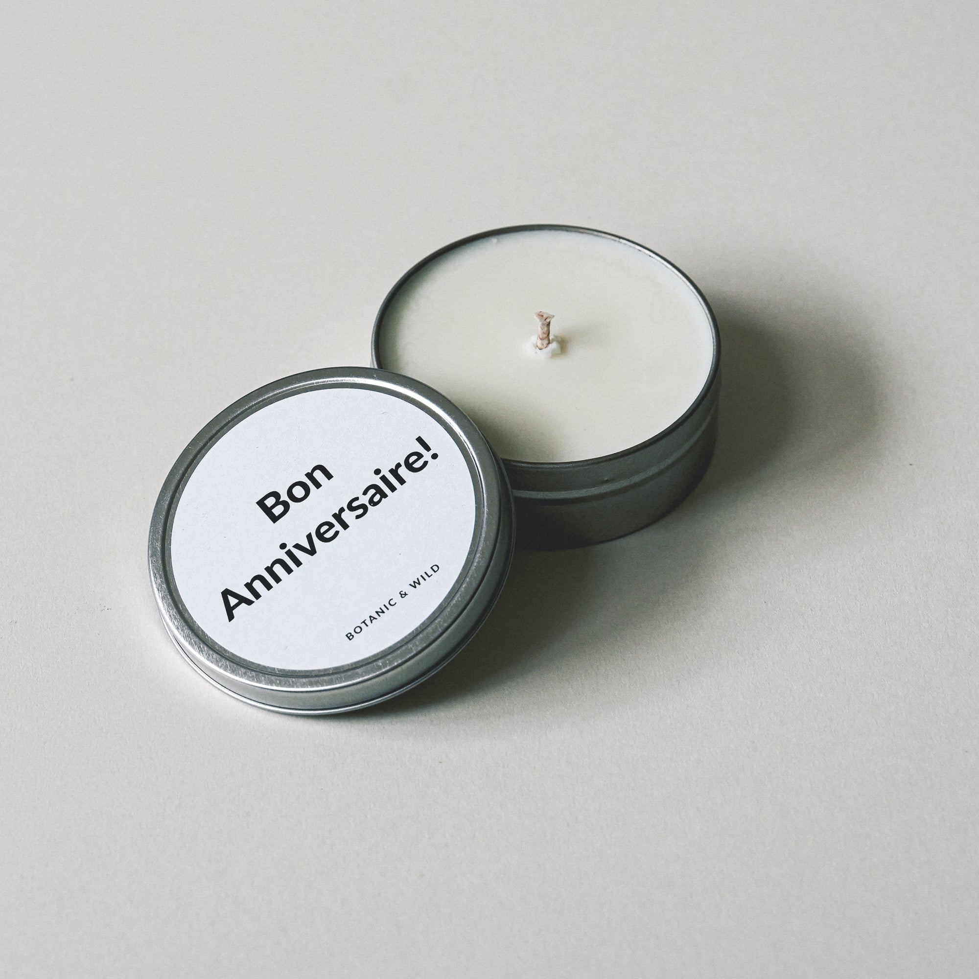 BON ANNIVERSAIRE! Message Candle