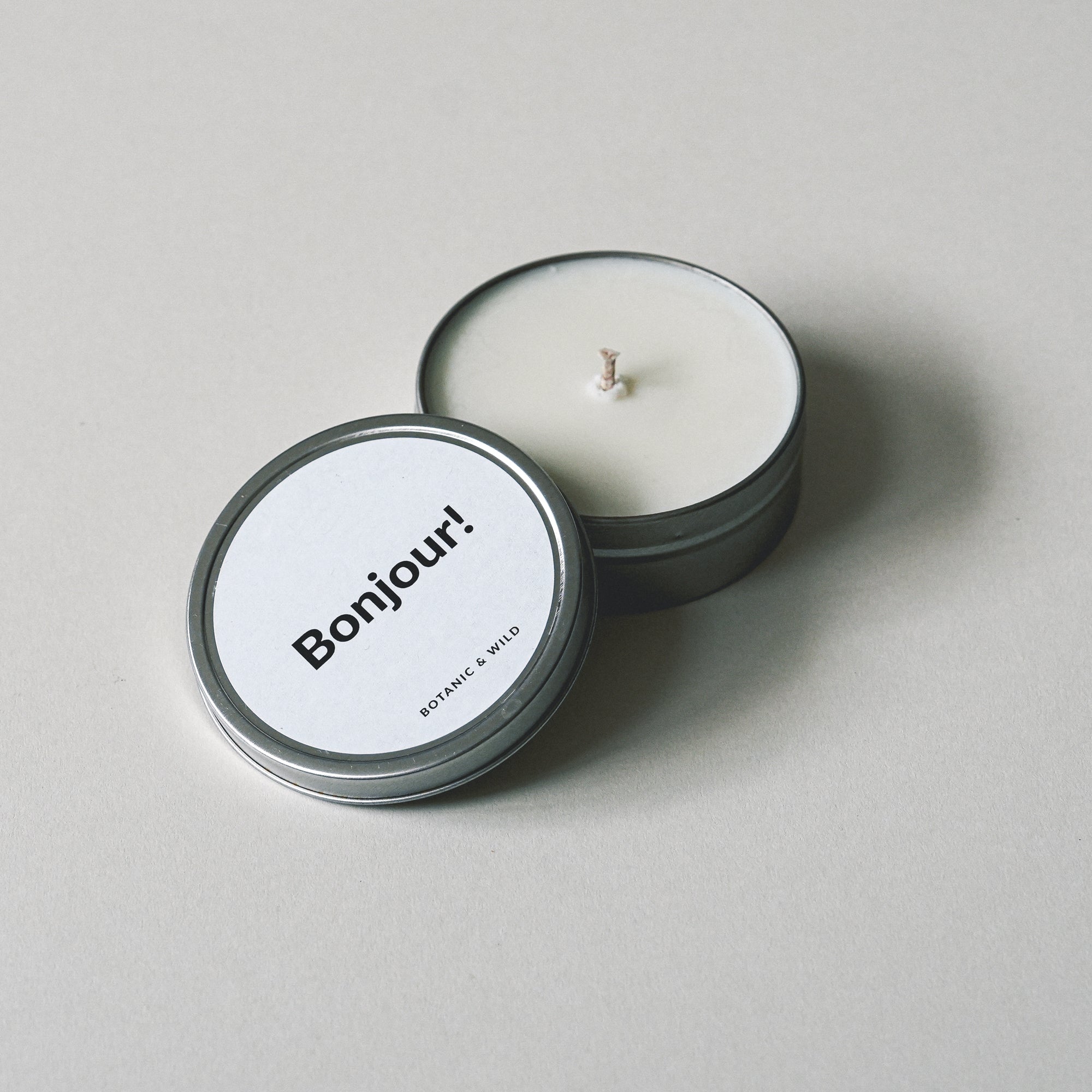 BONJOUR! Message Candle