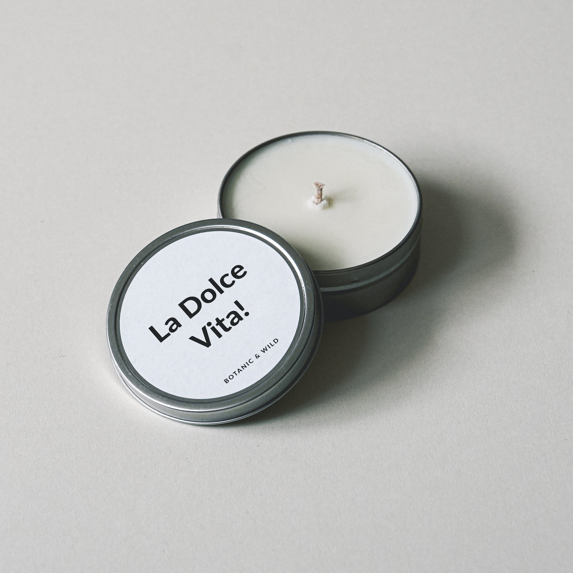 LA DOLCE VITA! Message Candle