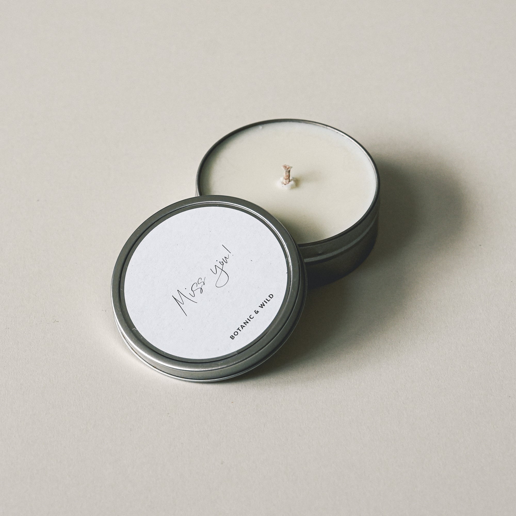 MISS YOU! Message Candle