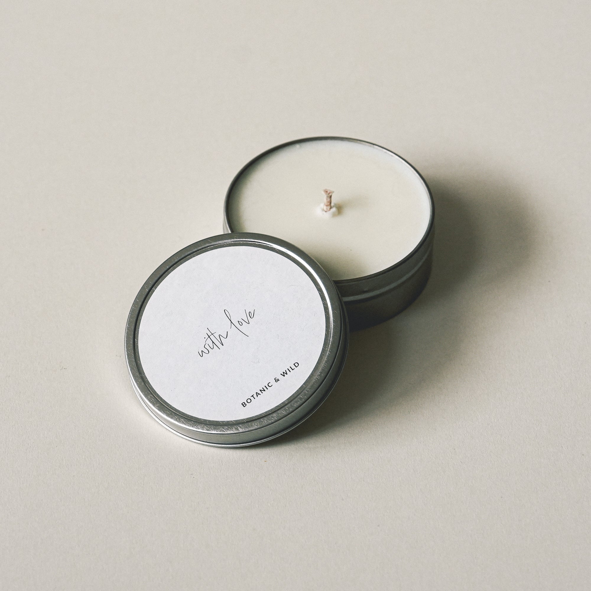 WITH LOVE Message Candle