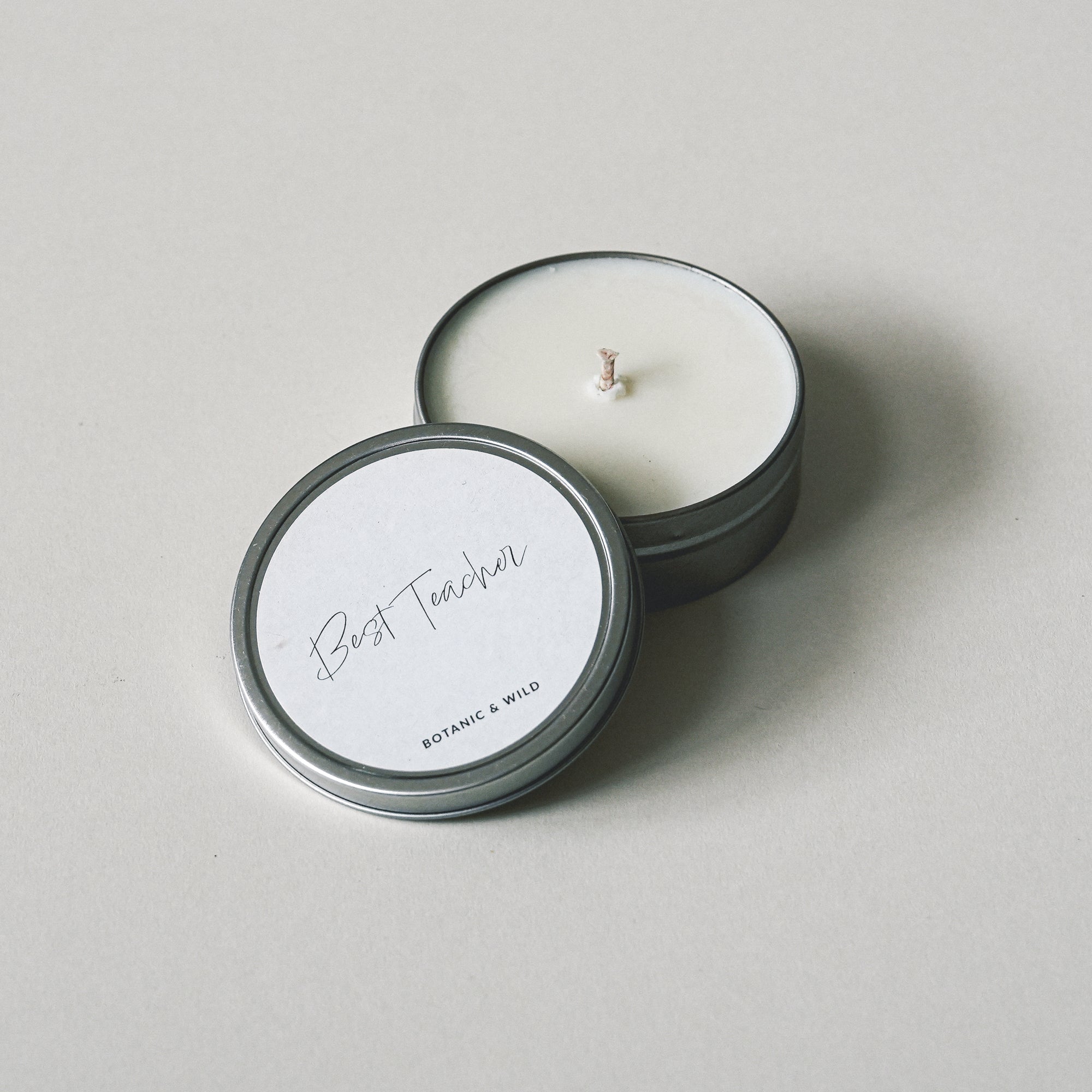 BEST TEACHER Message Candle