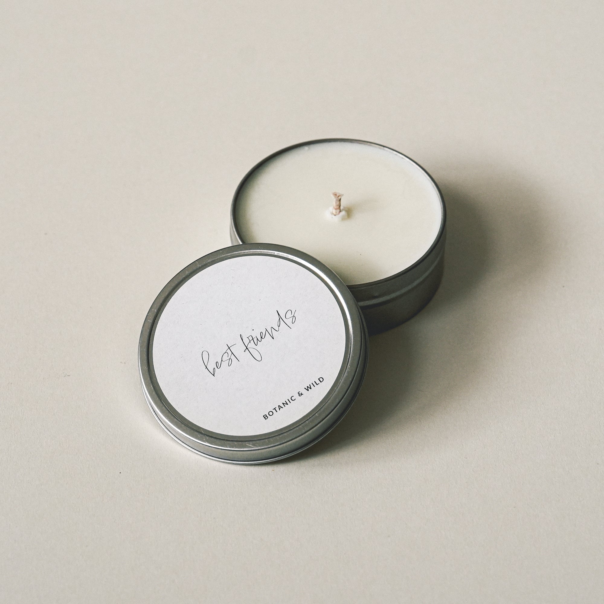 BEST FRIENDS Message Candle