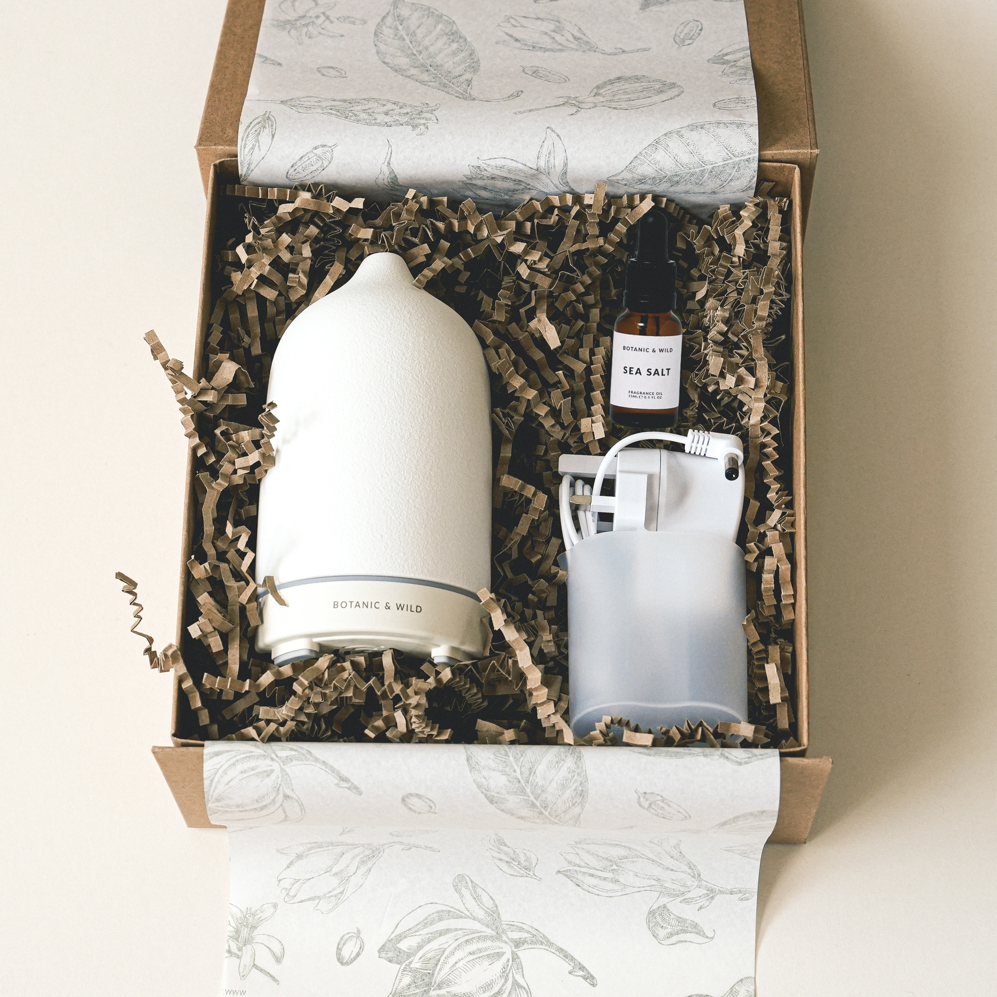 CERAMIC DIFFUSER & ROOM OIL Gift Set