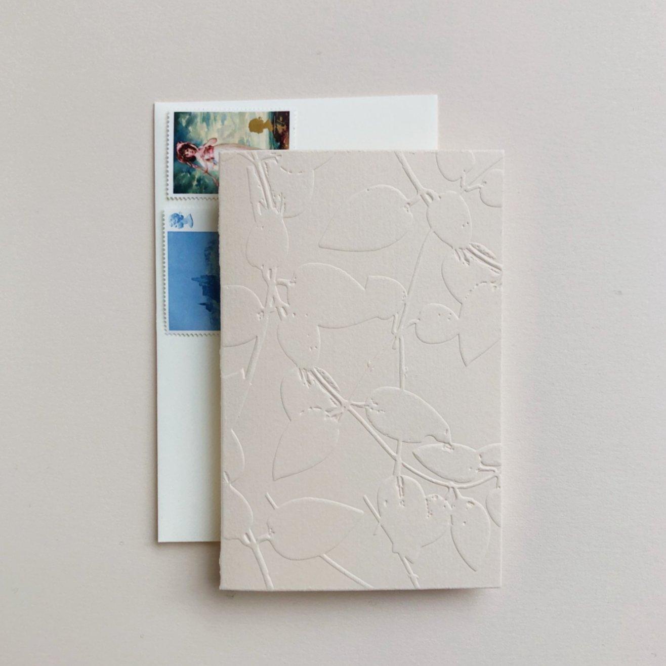 Emboss Foliage Card - Botanic & Wild