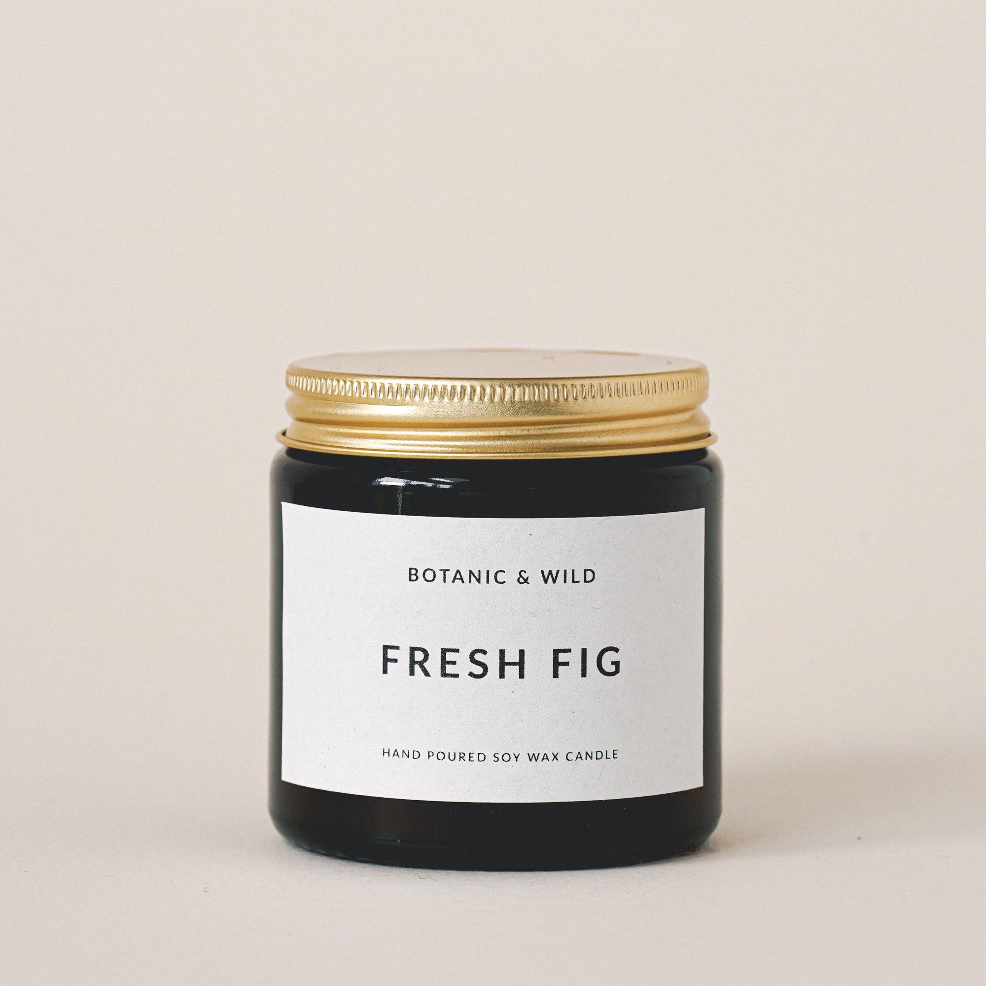 FRESH FIG Scented Soy Candles - Botanic & Wild