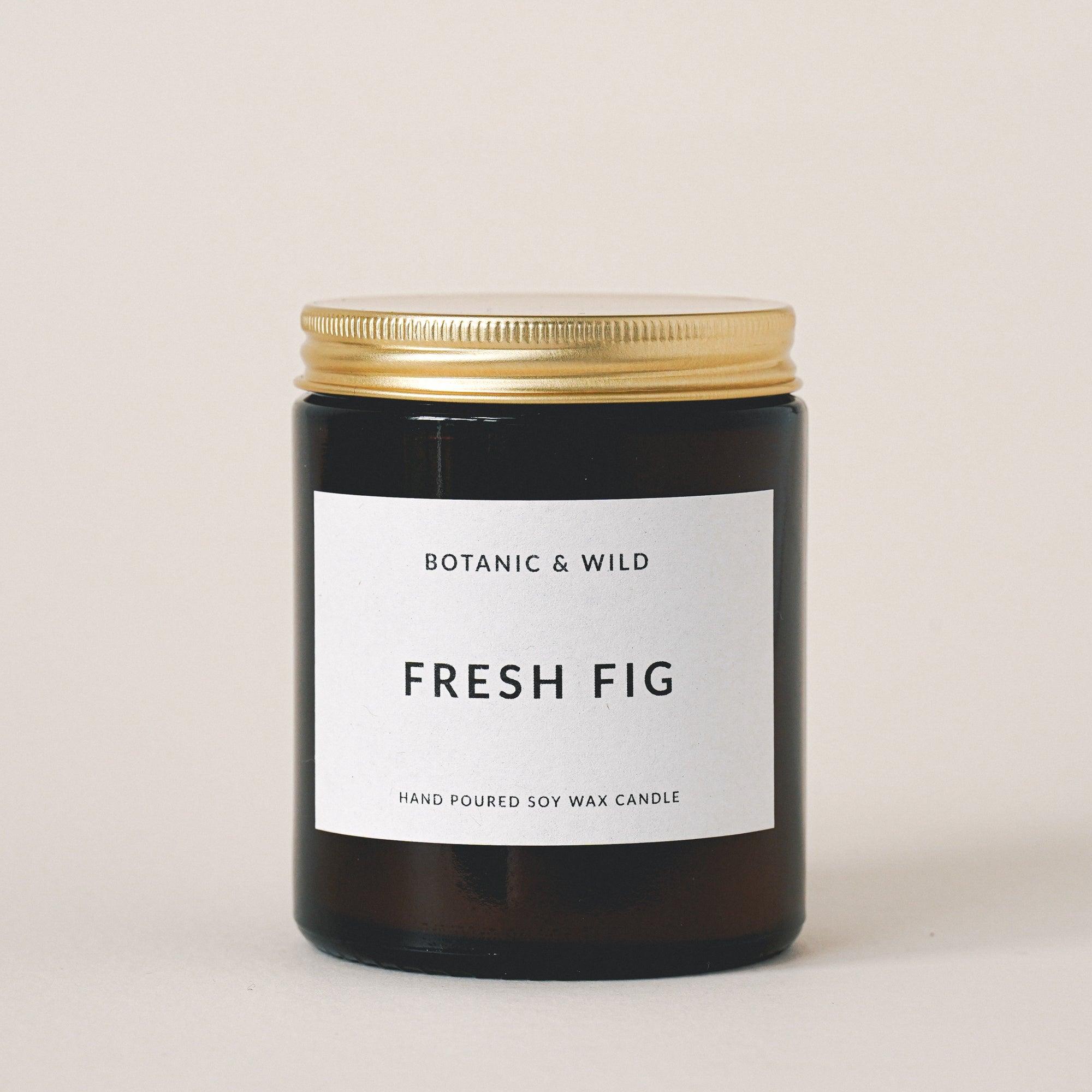 FRESH FIG Scented Soy Candles - Botanic & Wild