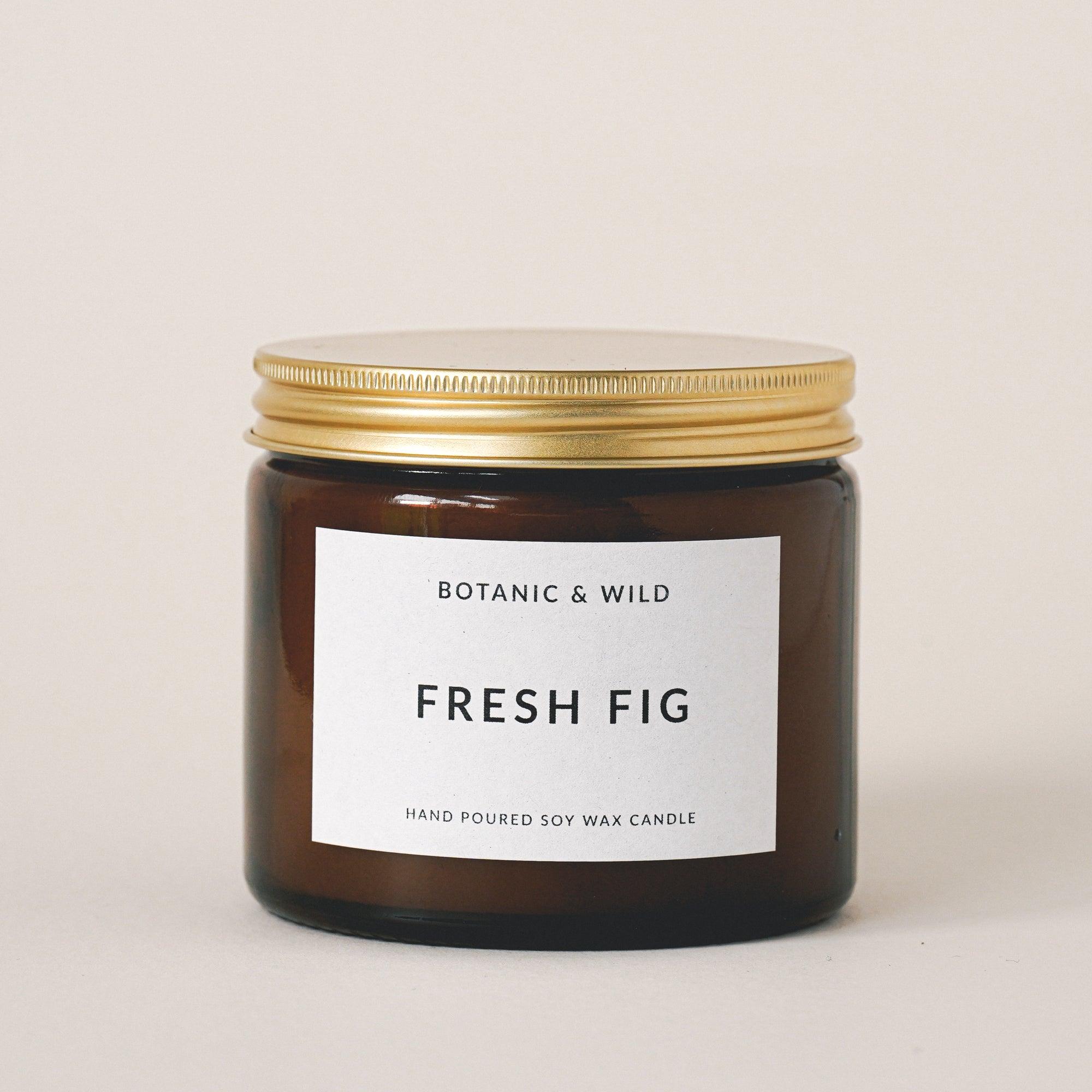 FRESH FIG Scented Soy Candles - Botanic & Wild