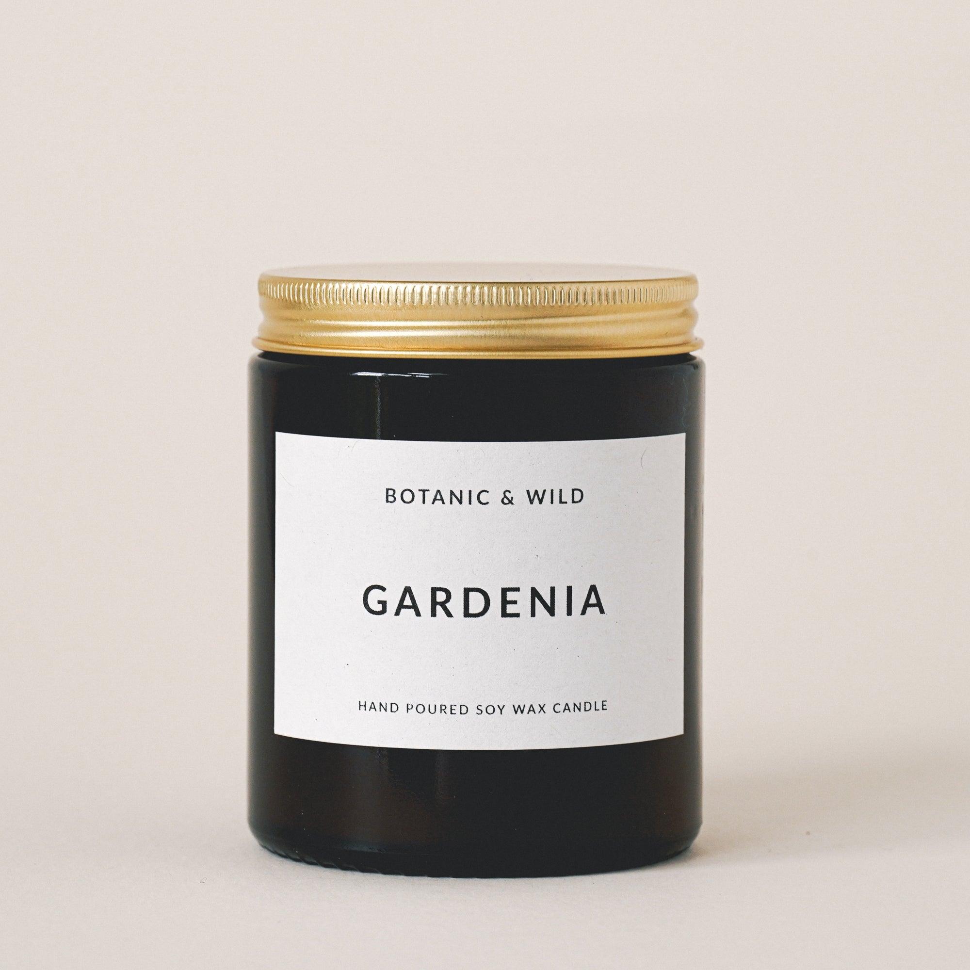 GARDENIA Scented Soy Candles - Botanic & Wild