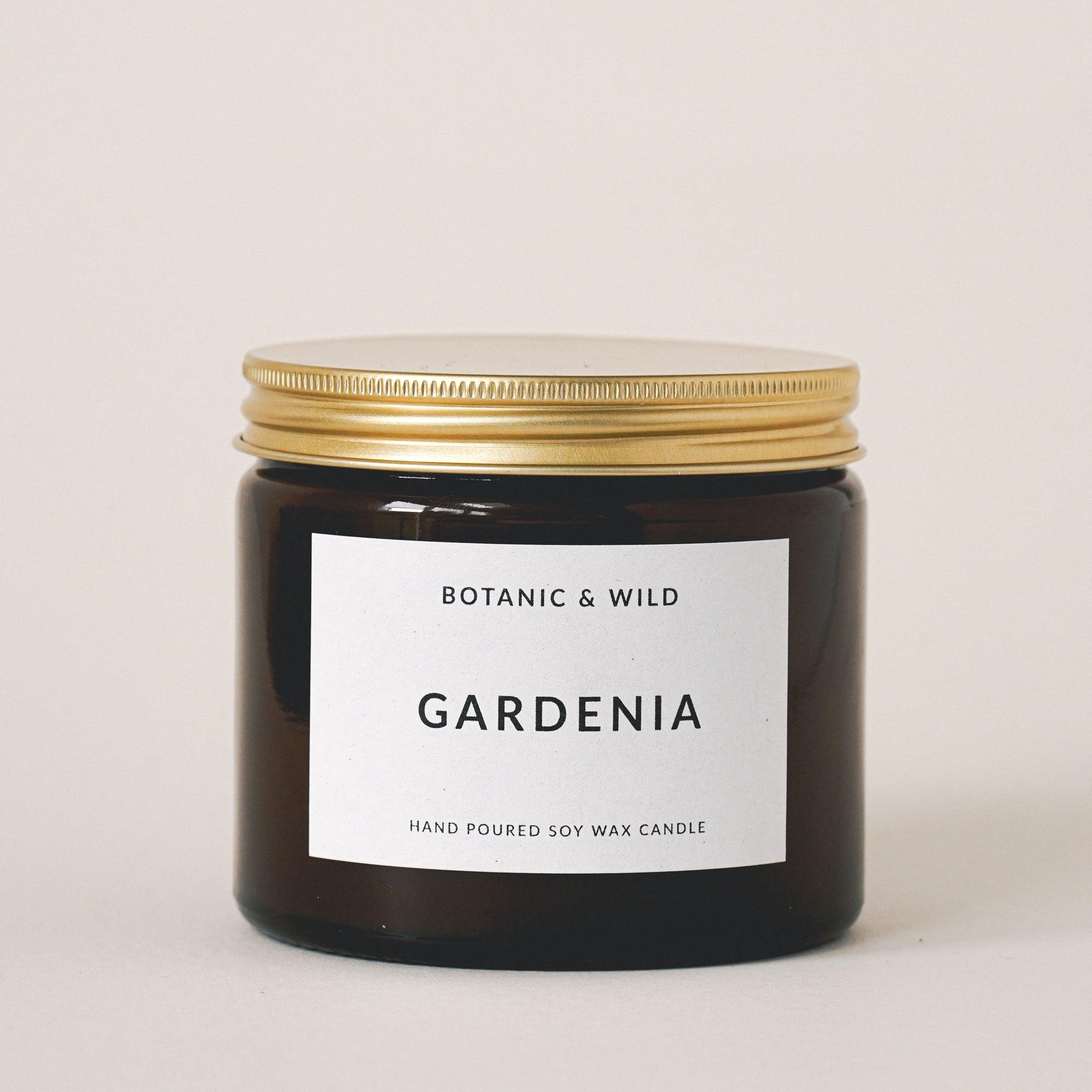 GARDENIA Scented Soy Candles - Botanic & Wild