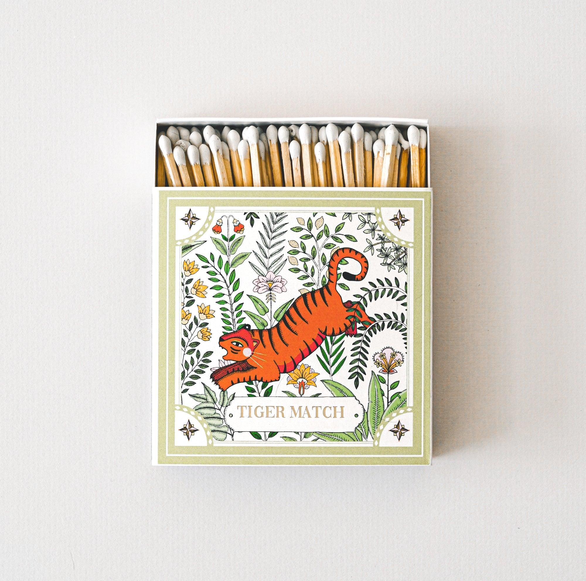 GREEN TIGER Luxury Matches - Botanic & Wild