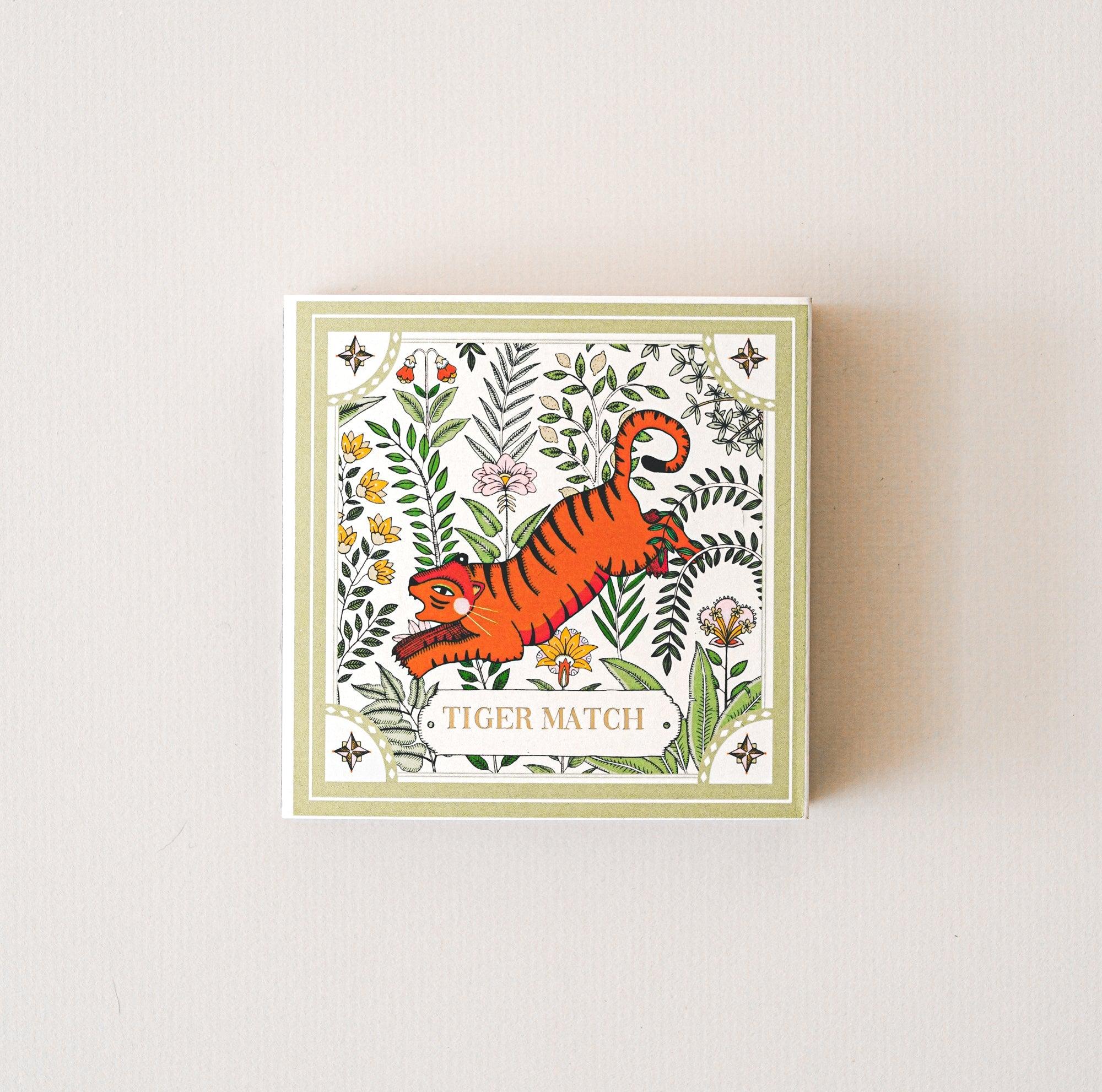 GREEN TIGER Luxury Matches - Botanic & Wild