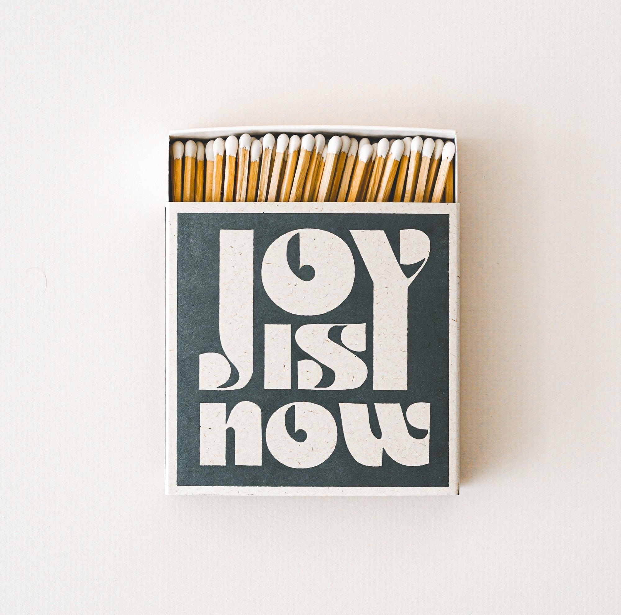 JOY IS NOW Luxury Matches - Botanic & Wild