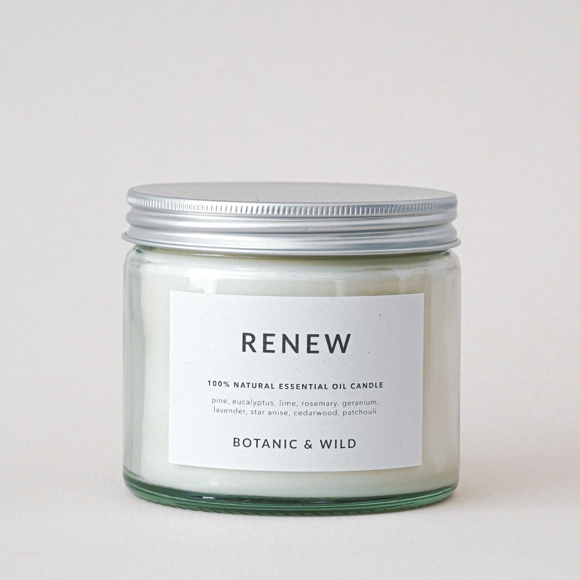 RENEW Essential Oil Soy Candles - Botanic & Wild