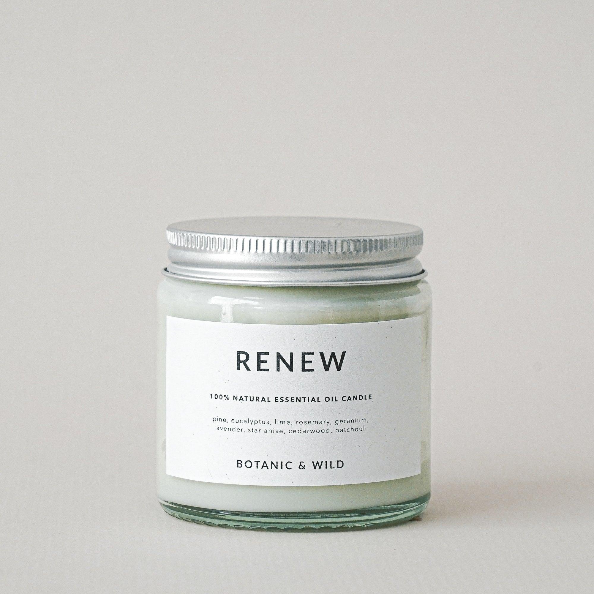 RENEW Essential Oil Soy Candles - Botanic & Wild