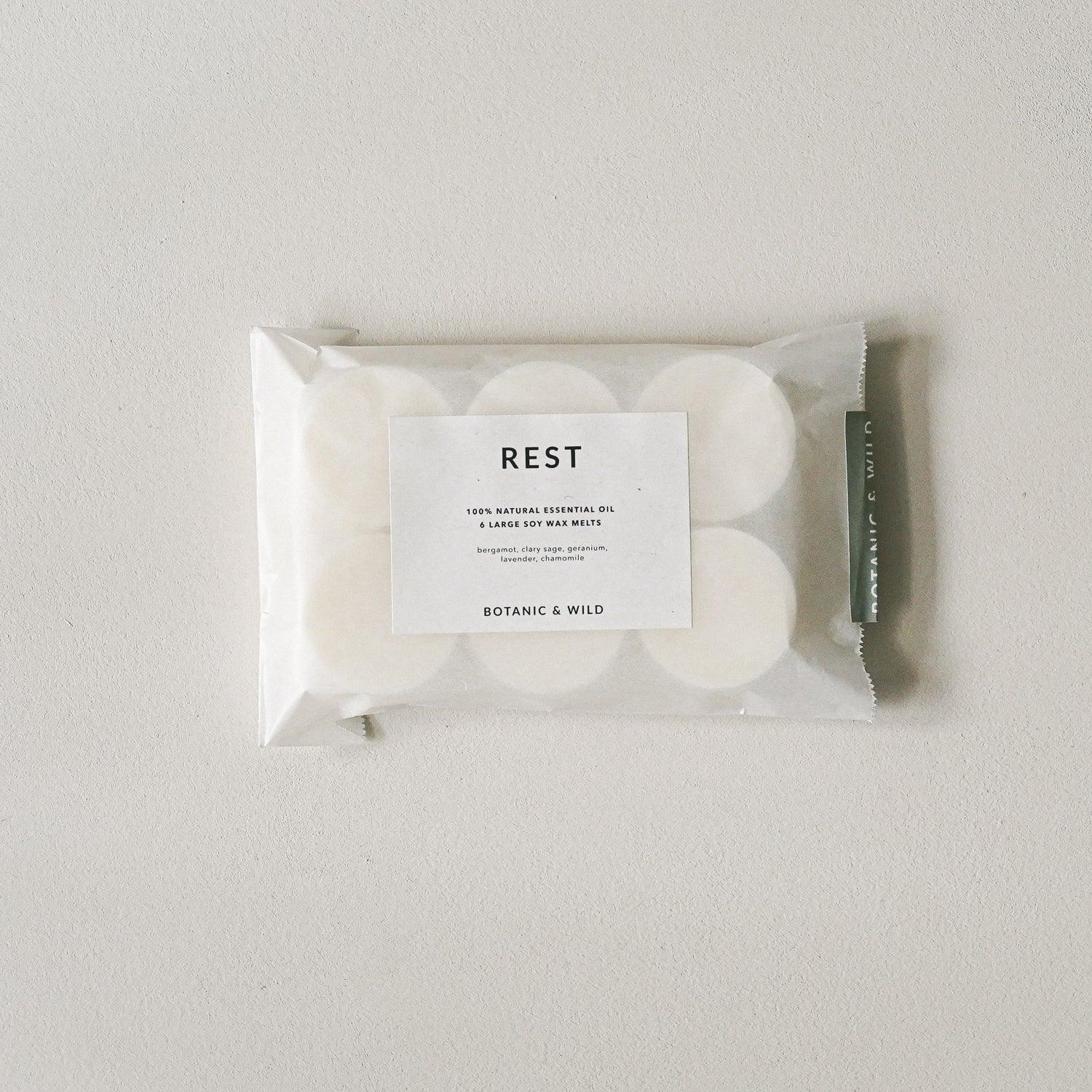 REST Essential Oil Soy Wax Melts - Botanic & Wild