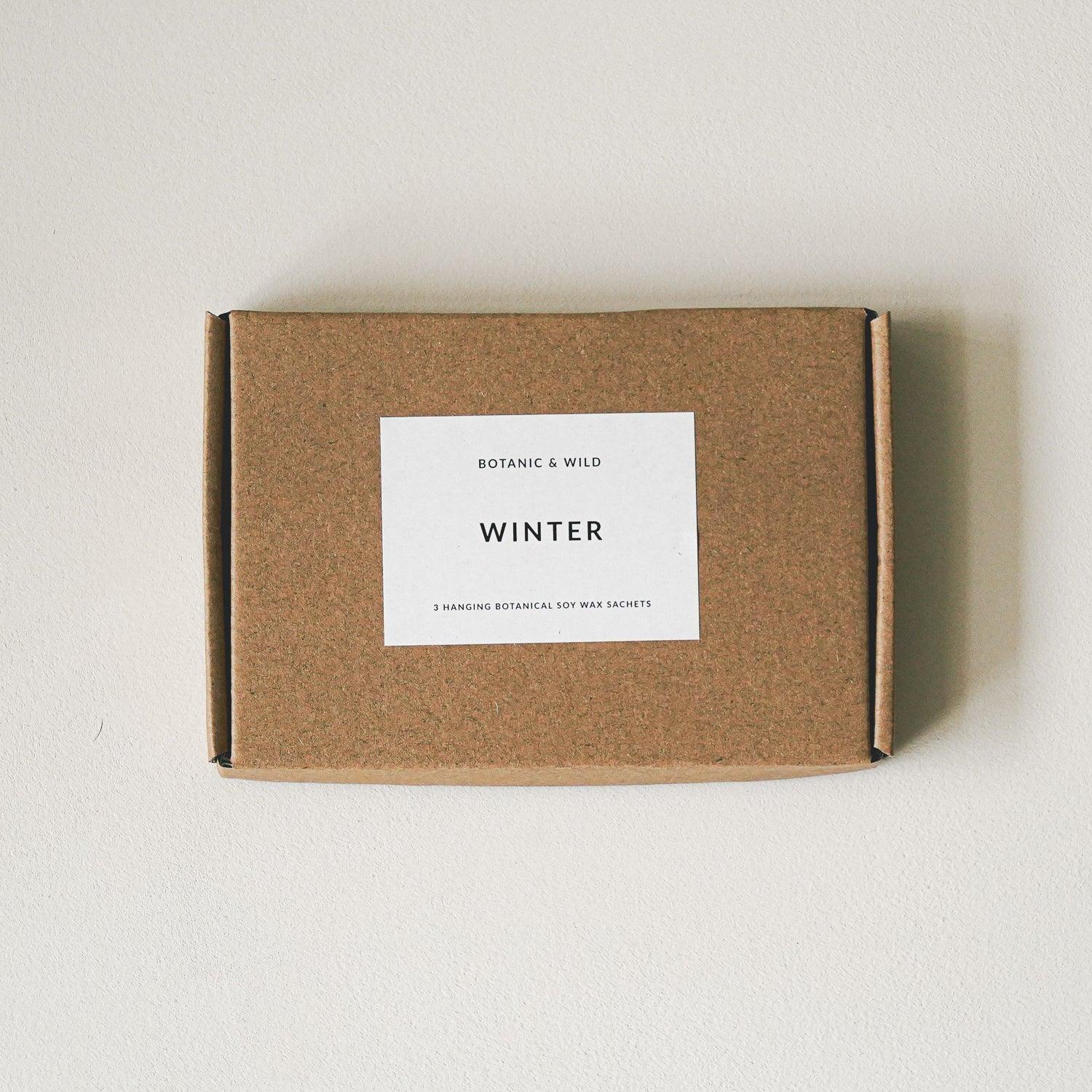WINTER Hanging Botanical Wax Sachets - Botanic & Wild