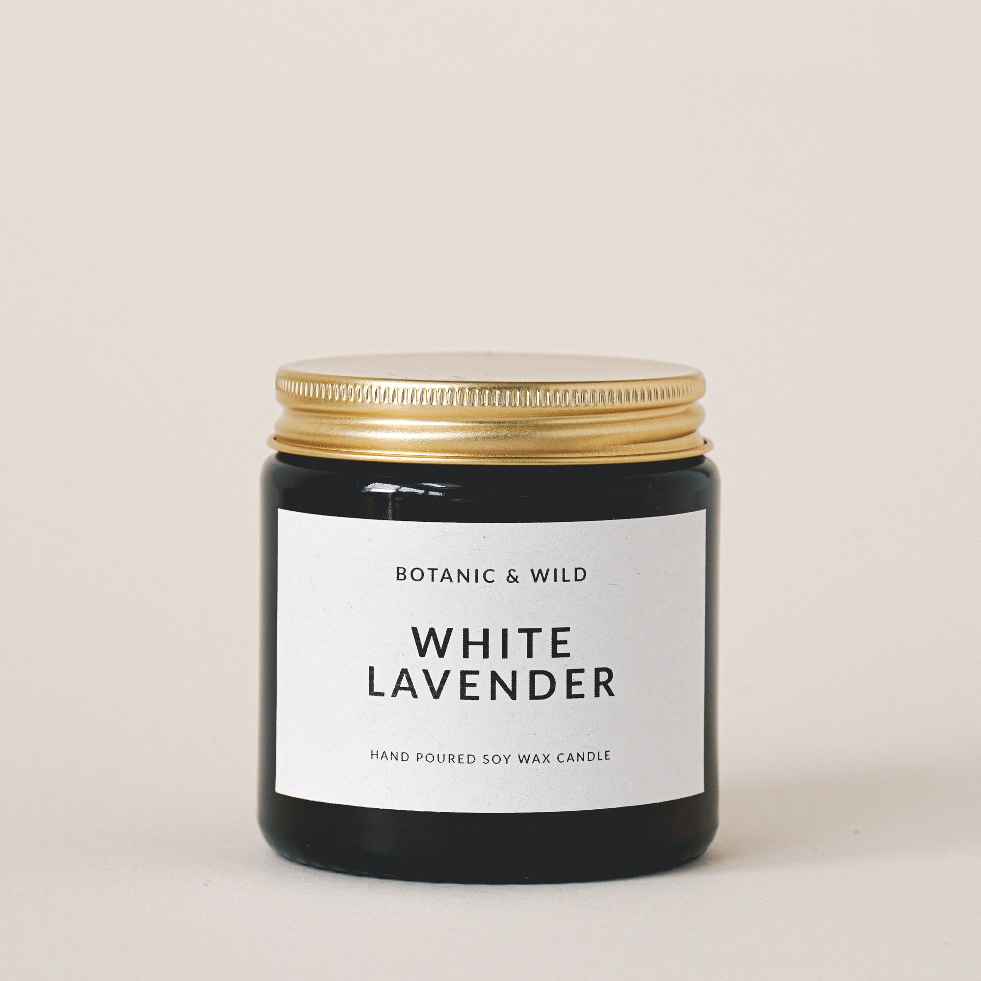 WHITE LAVENDER Scented Soy Candles (Old Label)