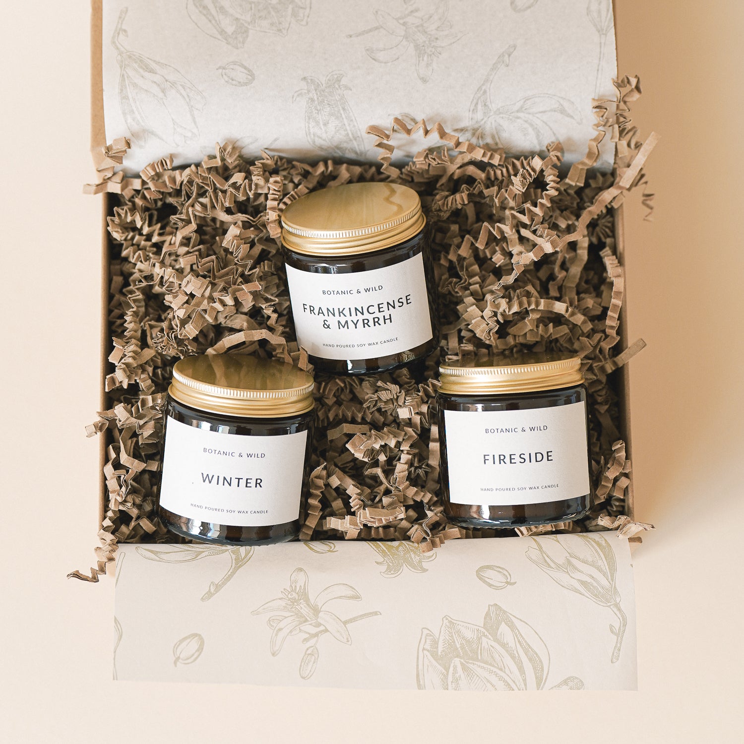 FESTIVE TRIO CANDLE Gift Set