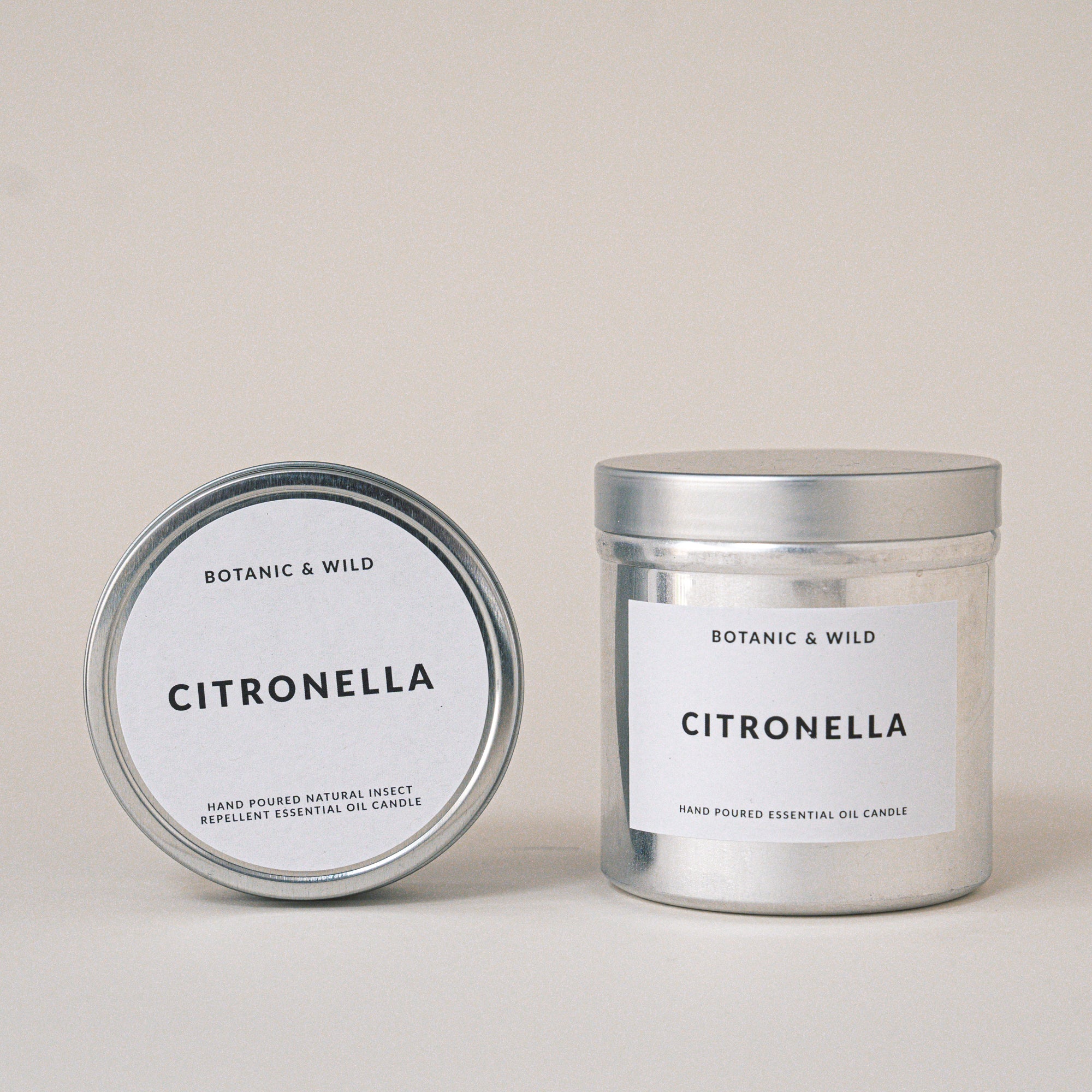 CITRONELLA Natural Insect Repellent Essential Oil Candles