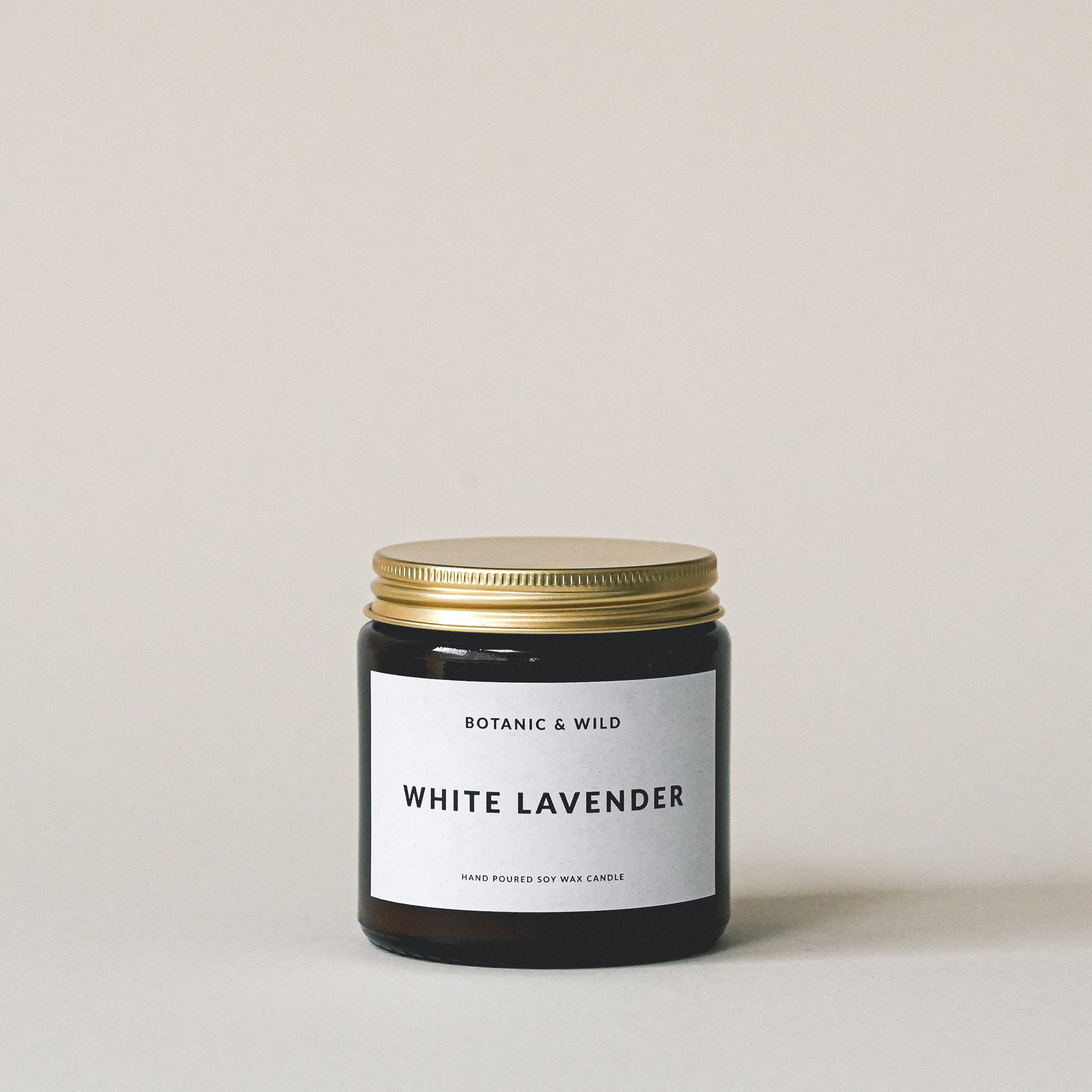 WHITE LAVENDER Scented Soy Candles