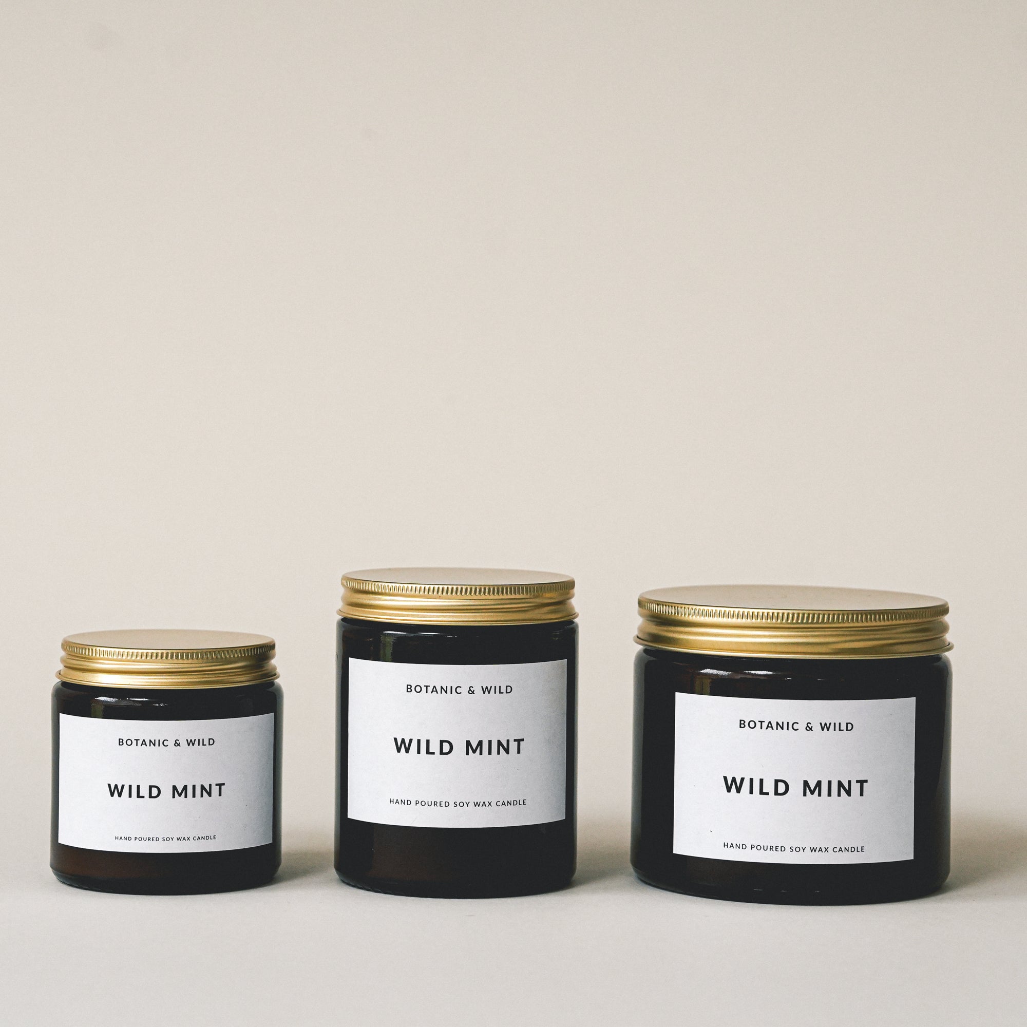 WILD MINT Scented Soy Candles