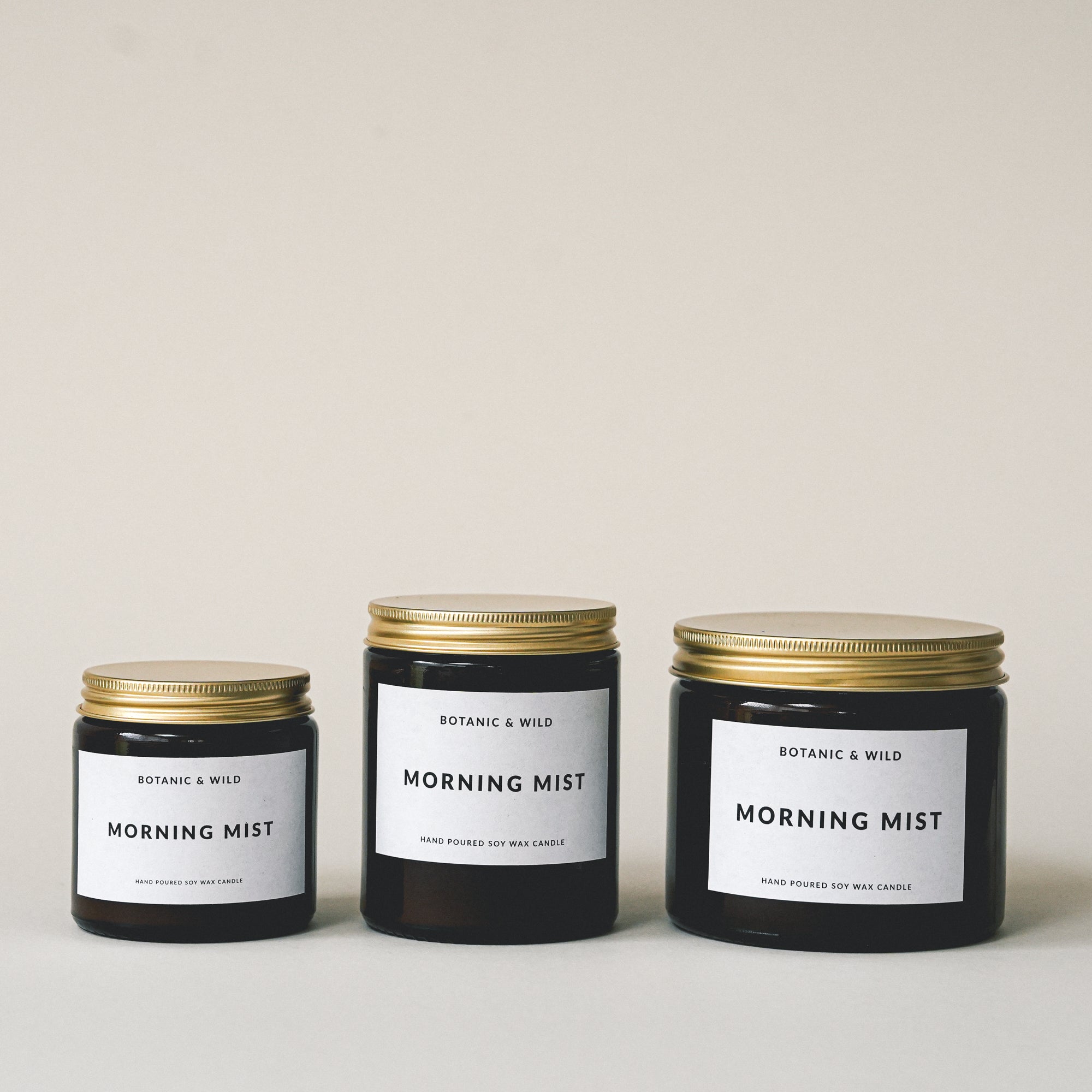 MORNING MIST Scented Soy Candles