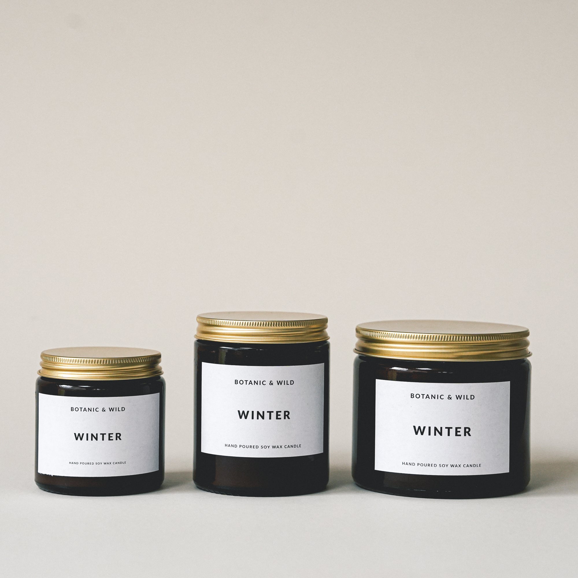 WINTER Scented Soy Candles