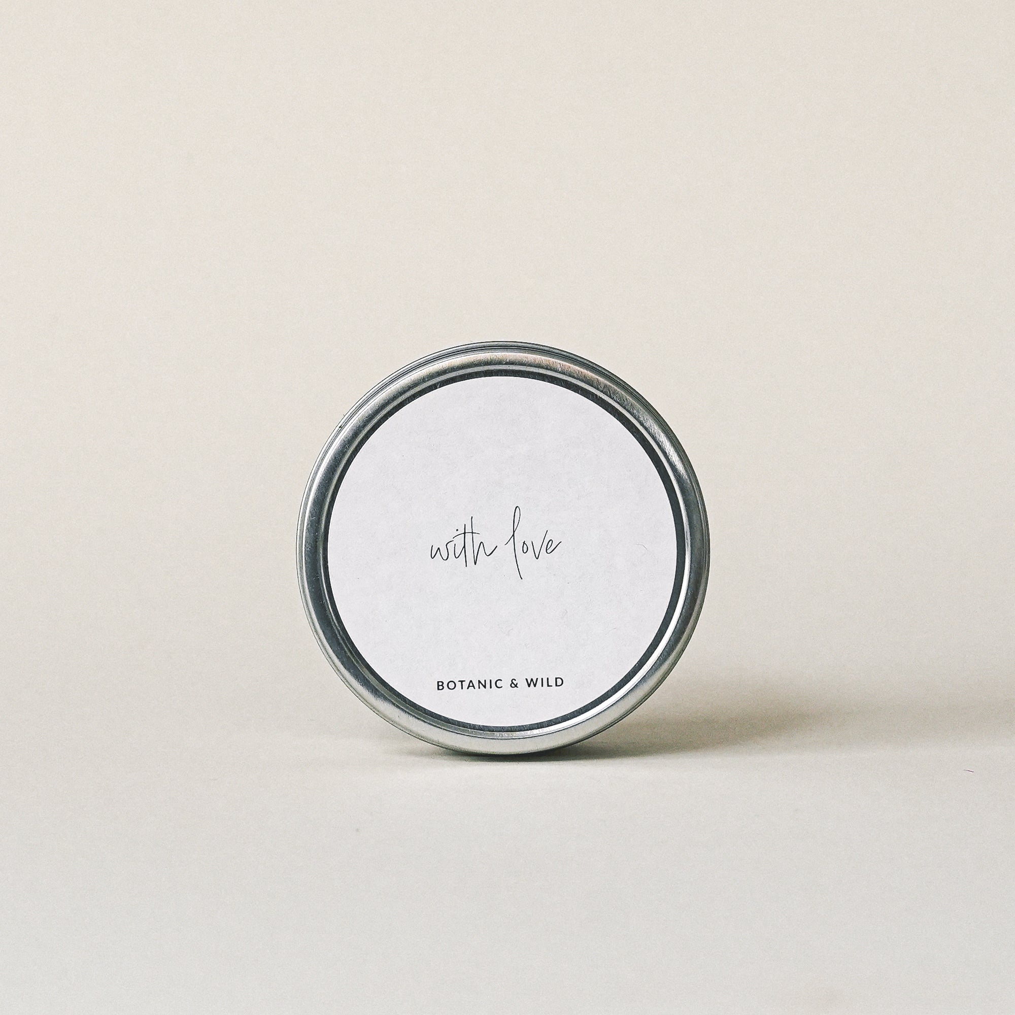 WITH LOVE Message Candle