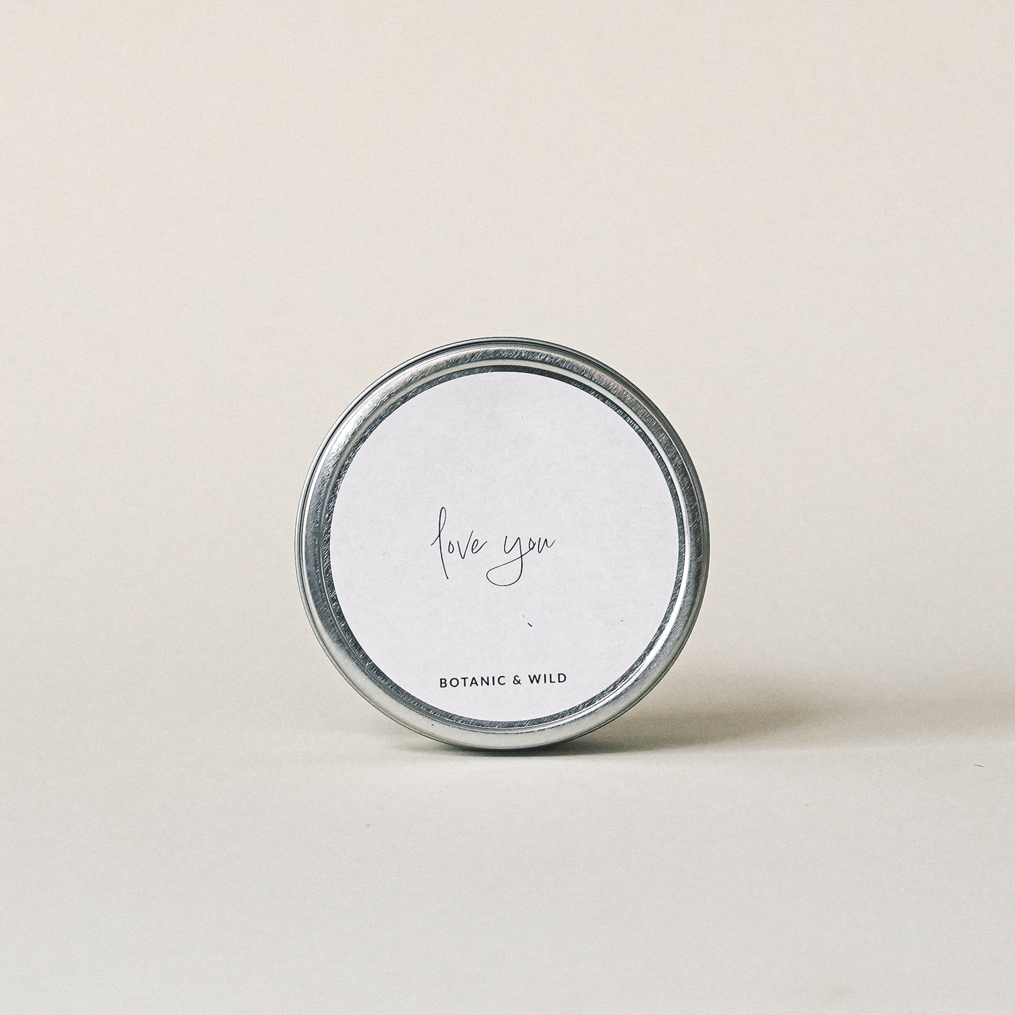 LOVE YOU Message Candle