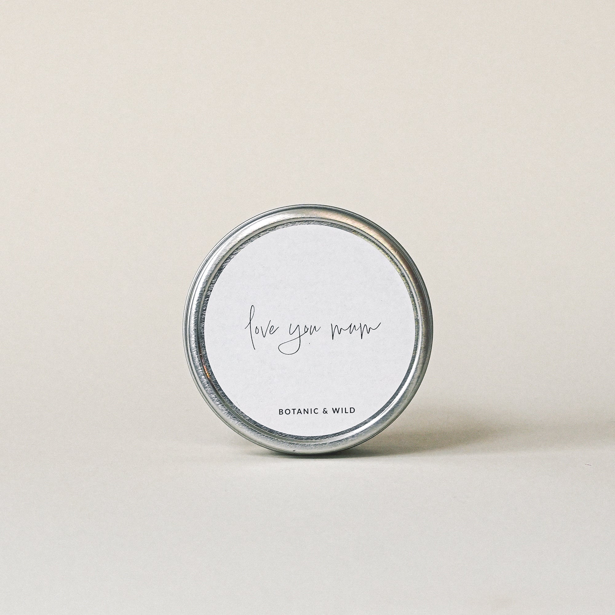 LOVE YOU MUM Message Candle