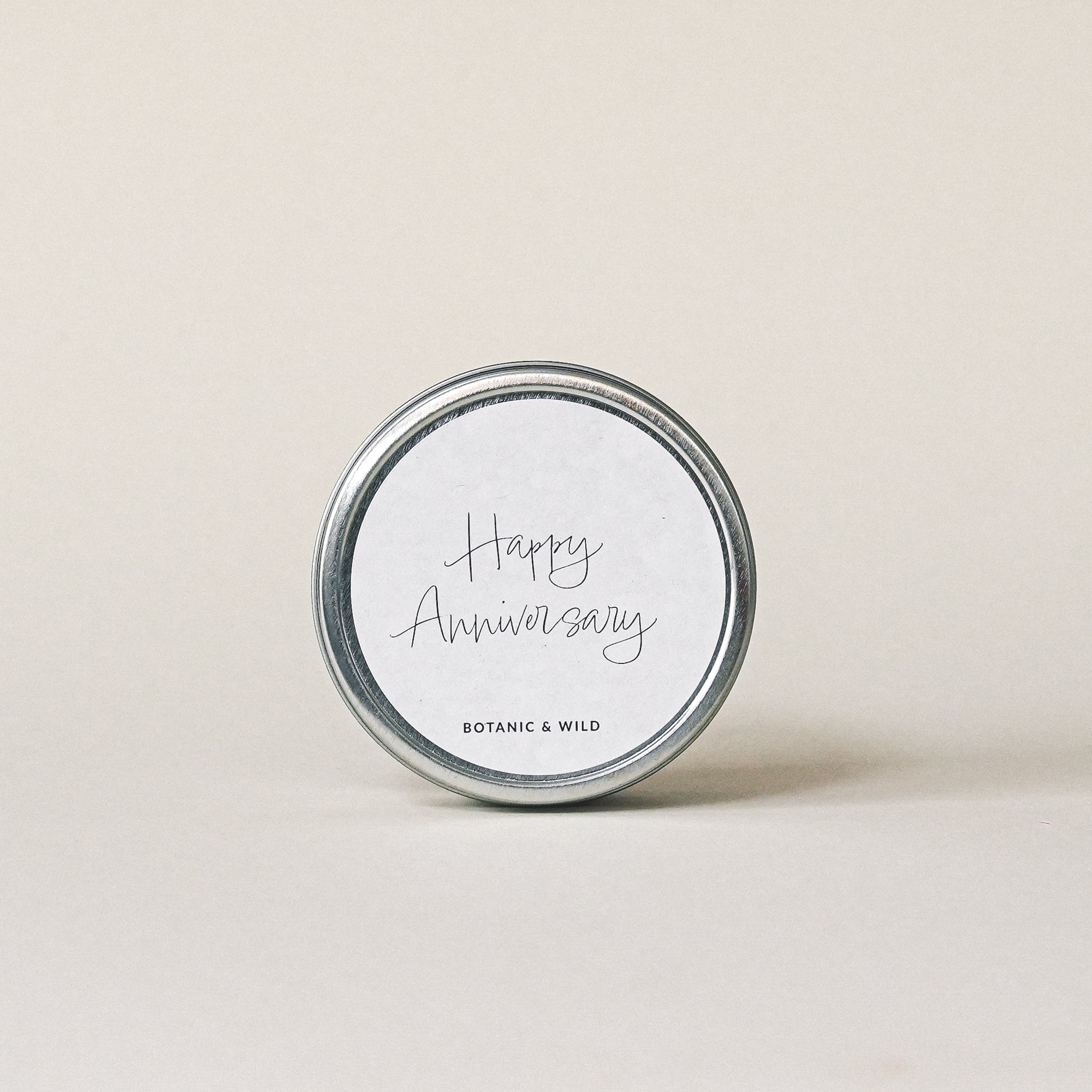 HAPPY ANNIVERSARY Message Candle