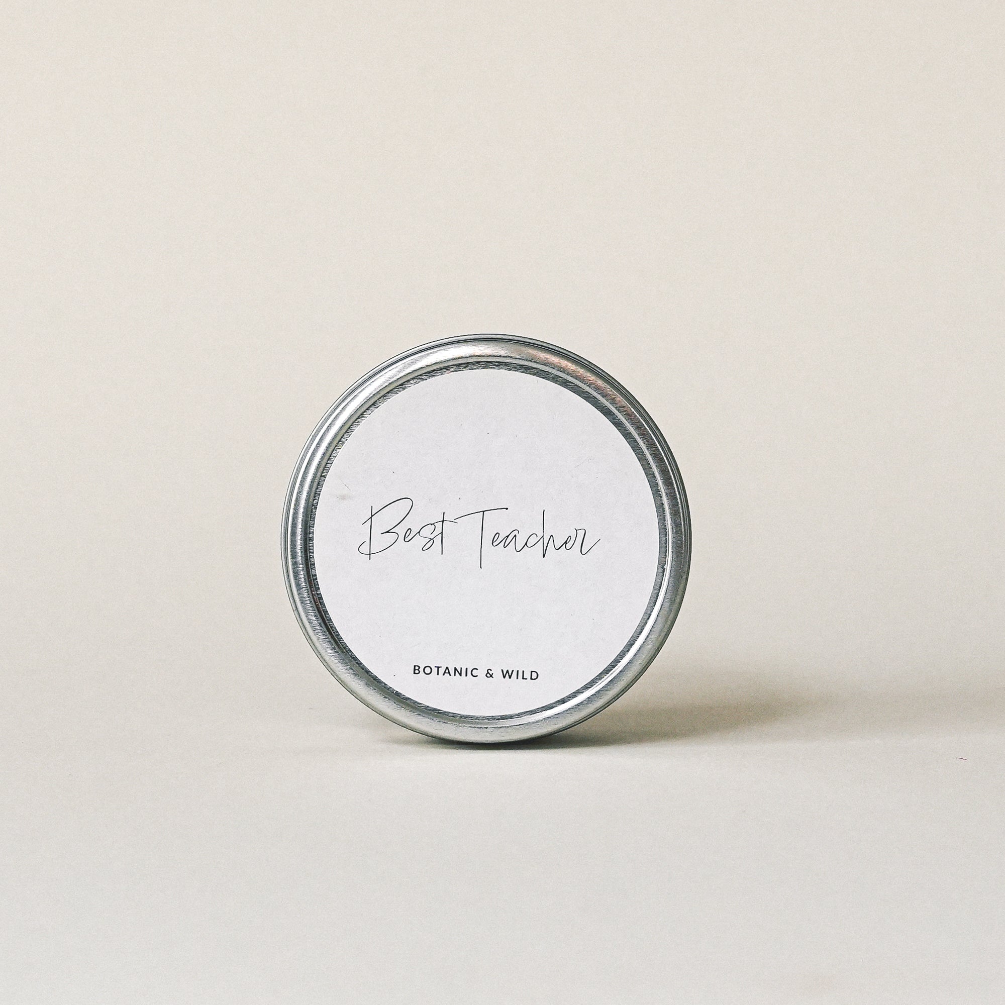 BEST TEACHER Message Candle