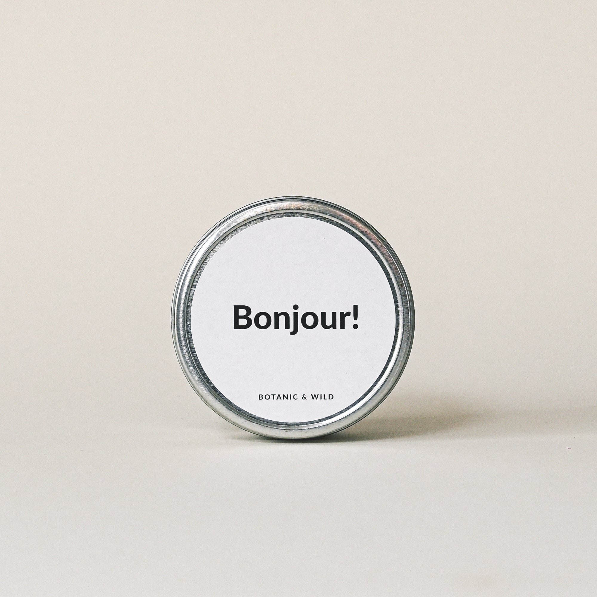 BONJOUR! Message Candle