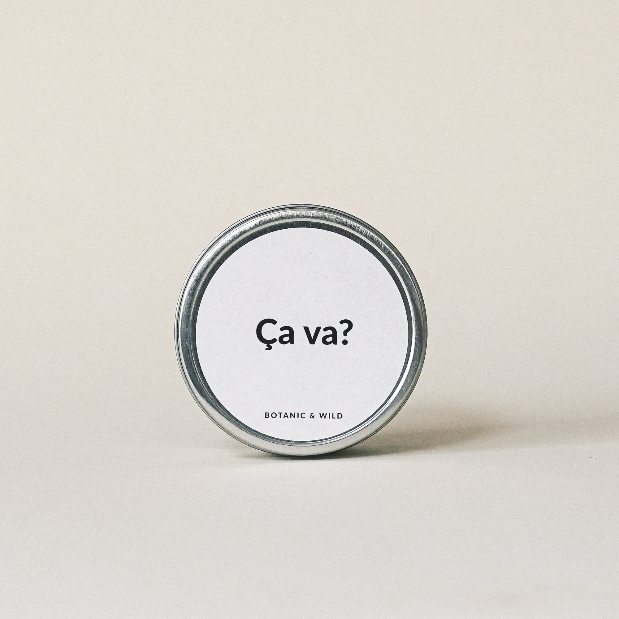 ÇA VA? Message Candle