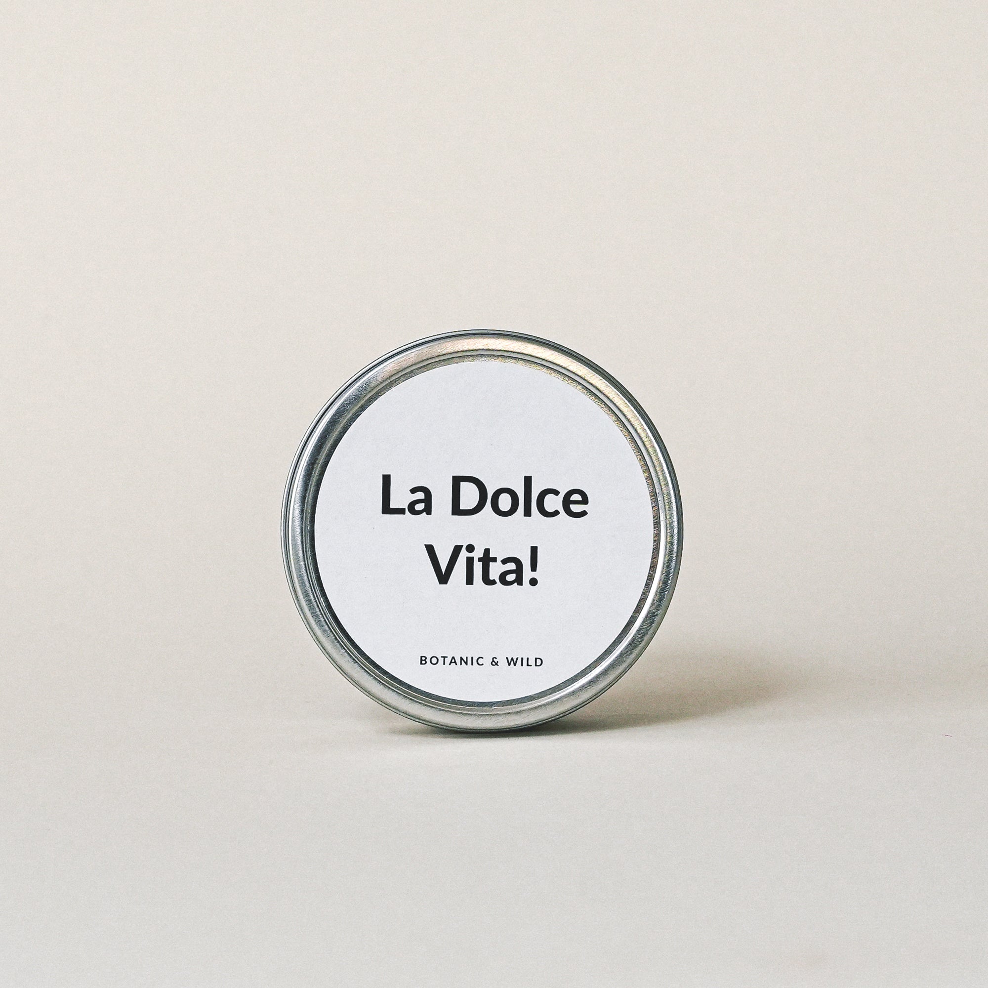 LA DOLCE VITA! Message Candle