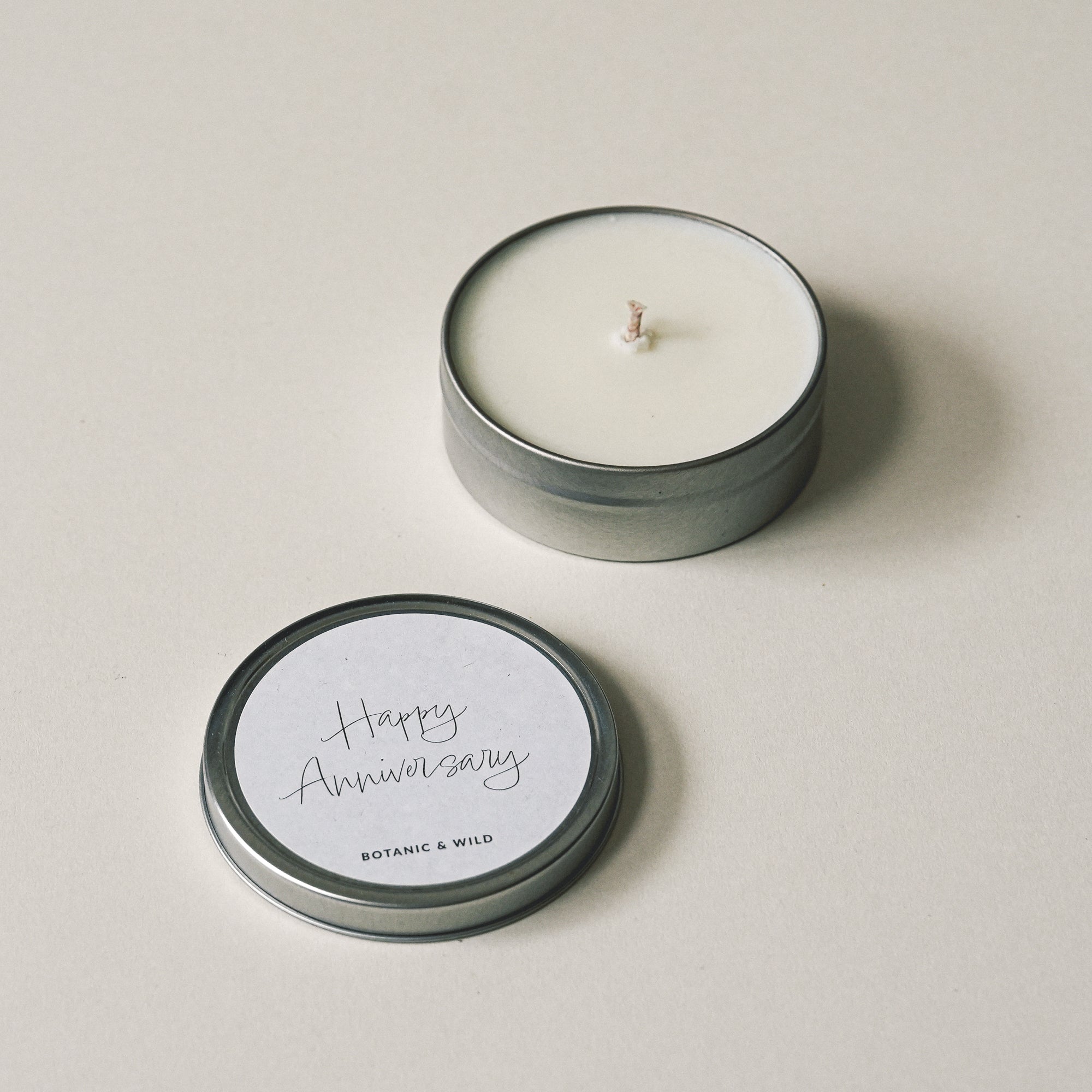 HAPPY ANNIVERSARY Message Candle