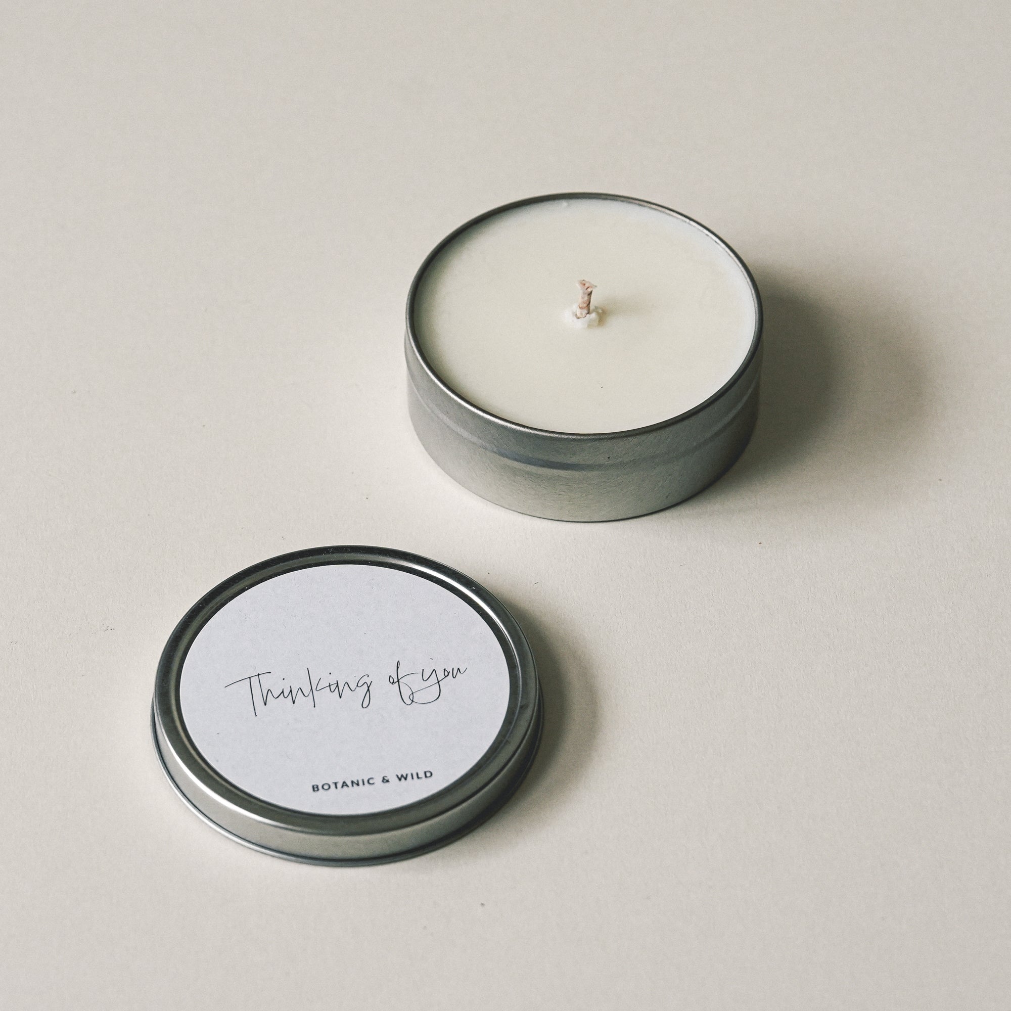 THINKING OF YOU Message Candle