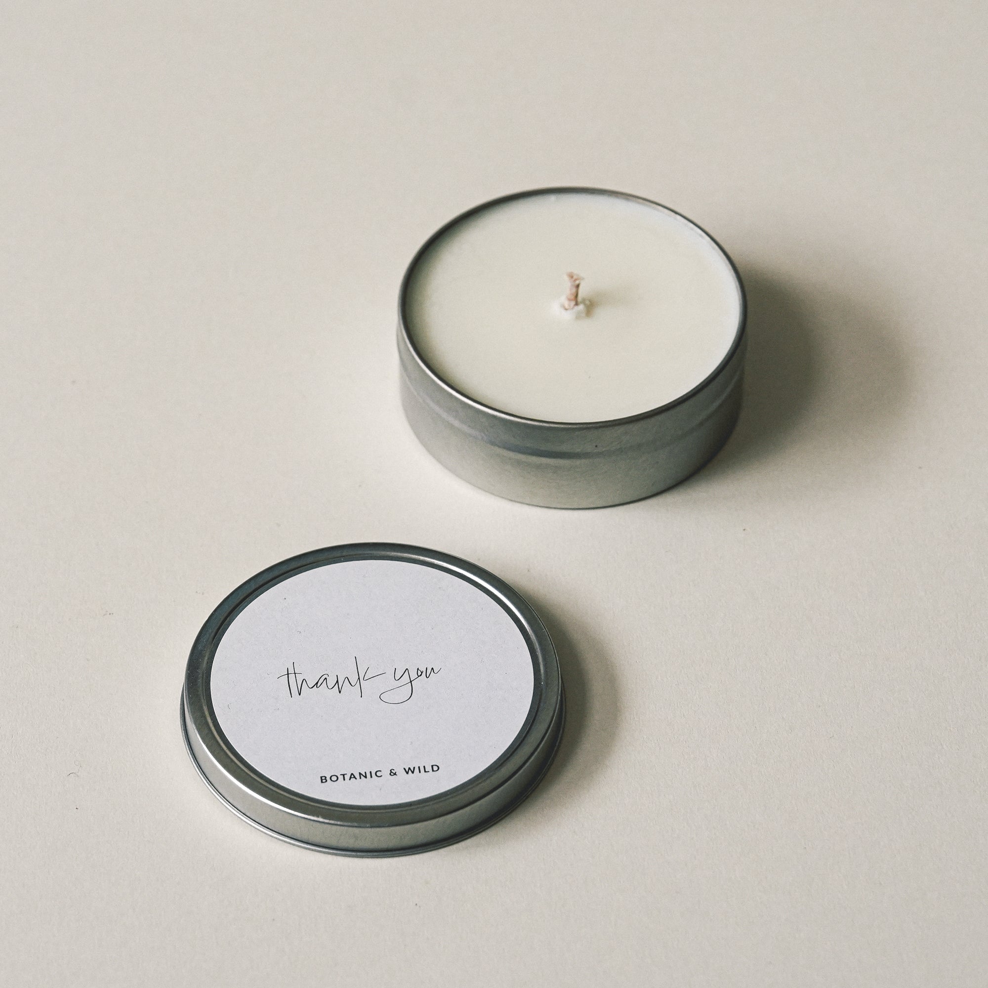 THANK YOU Message Candle