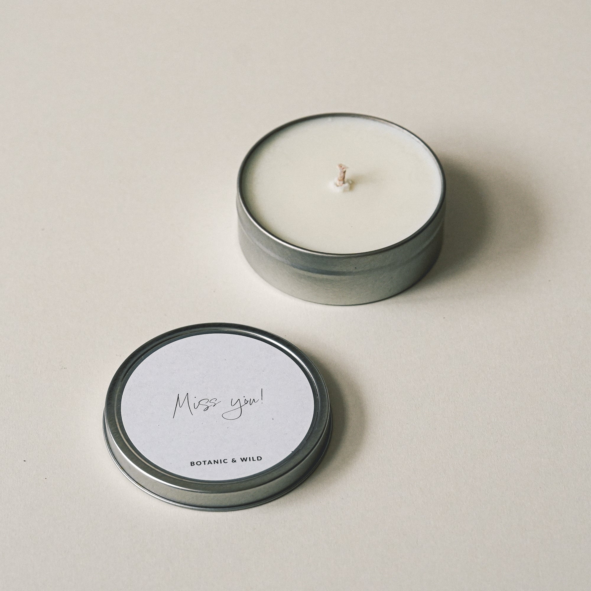 MISS YOU! Message Candle