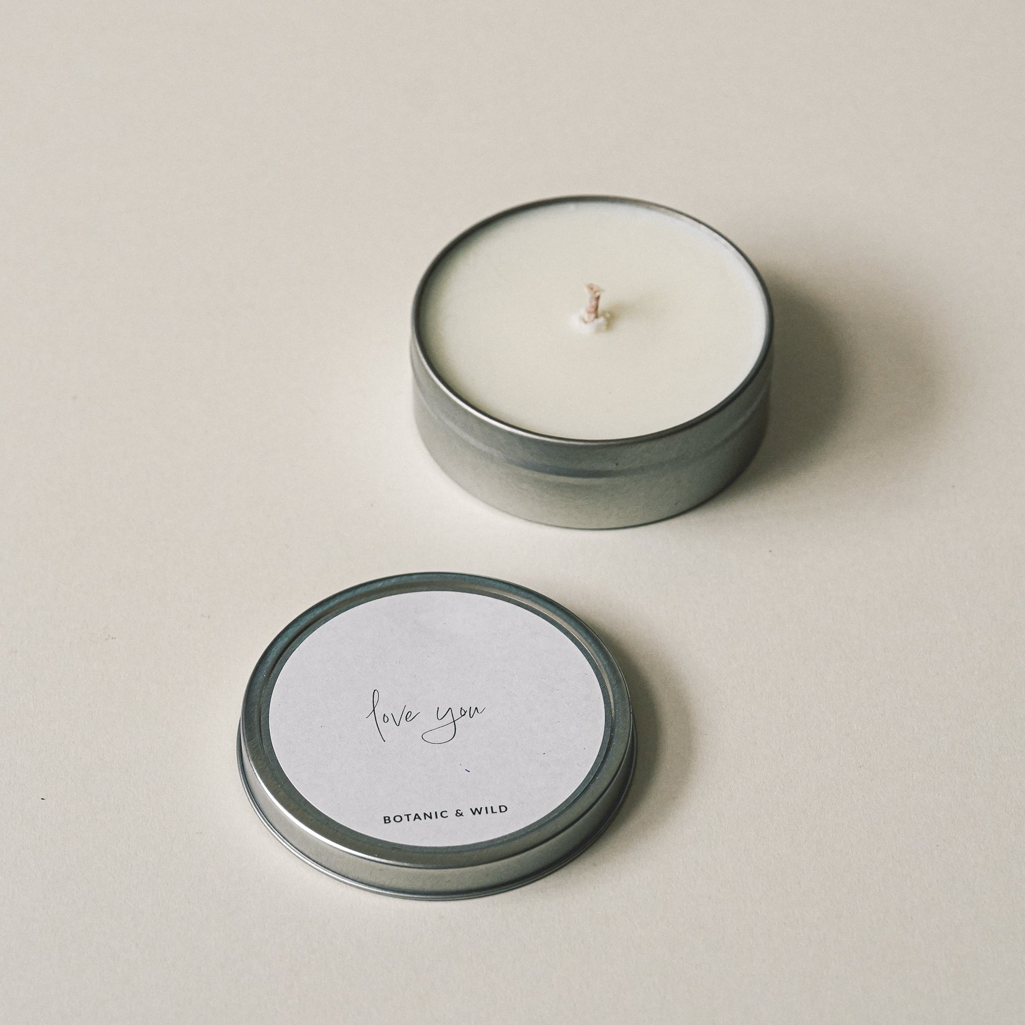 LOVE YOU Message Candle