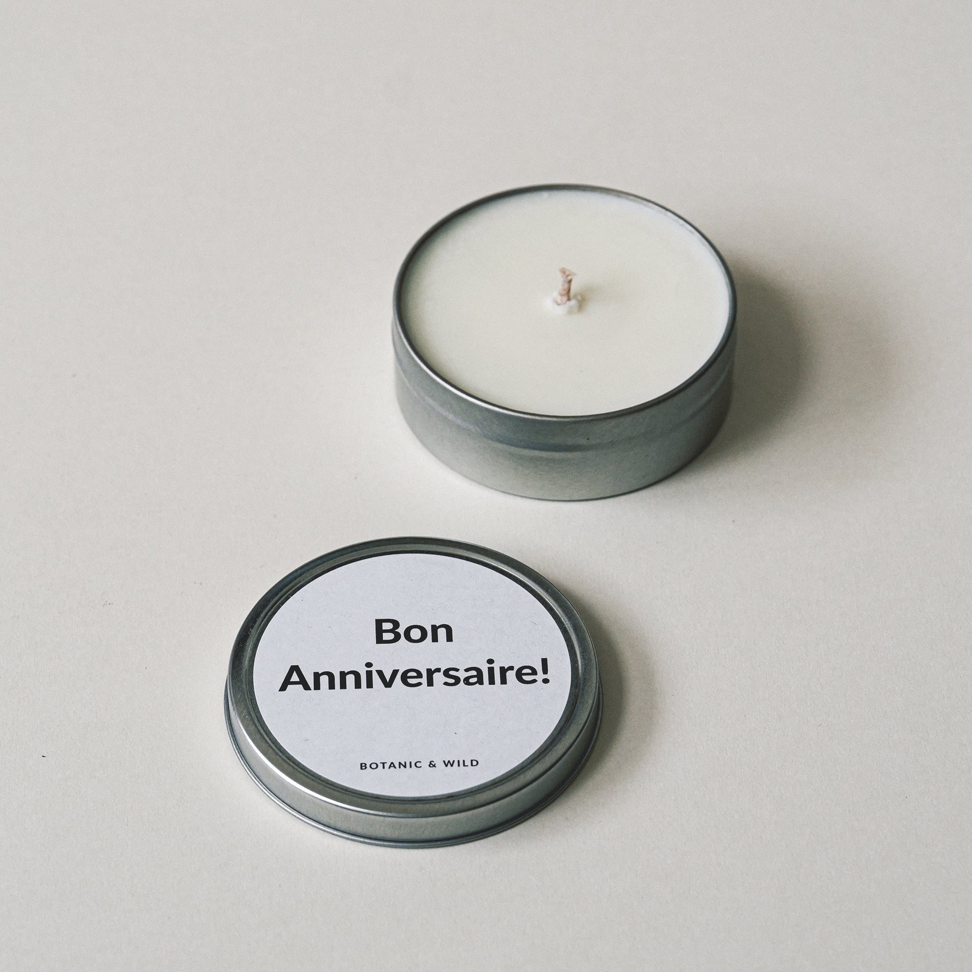 BON ANNIVERSAIRE! Message Candle