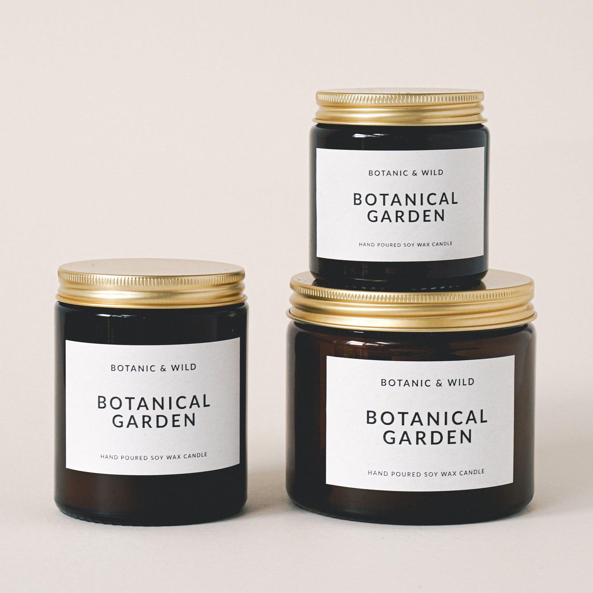 BOTANICAL GARDEN Scented Soy Candles - Botanic & Wild