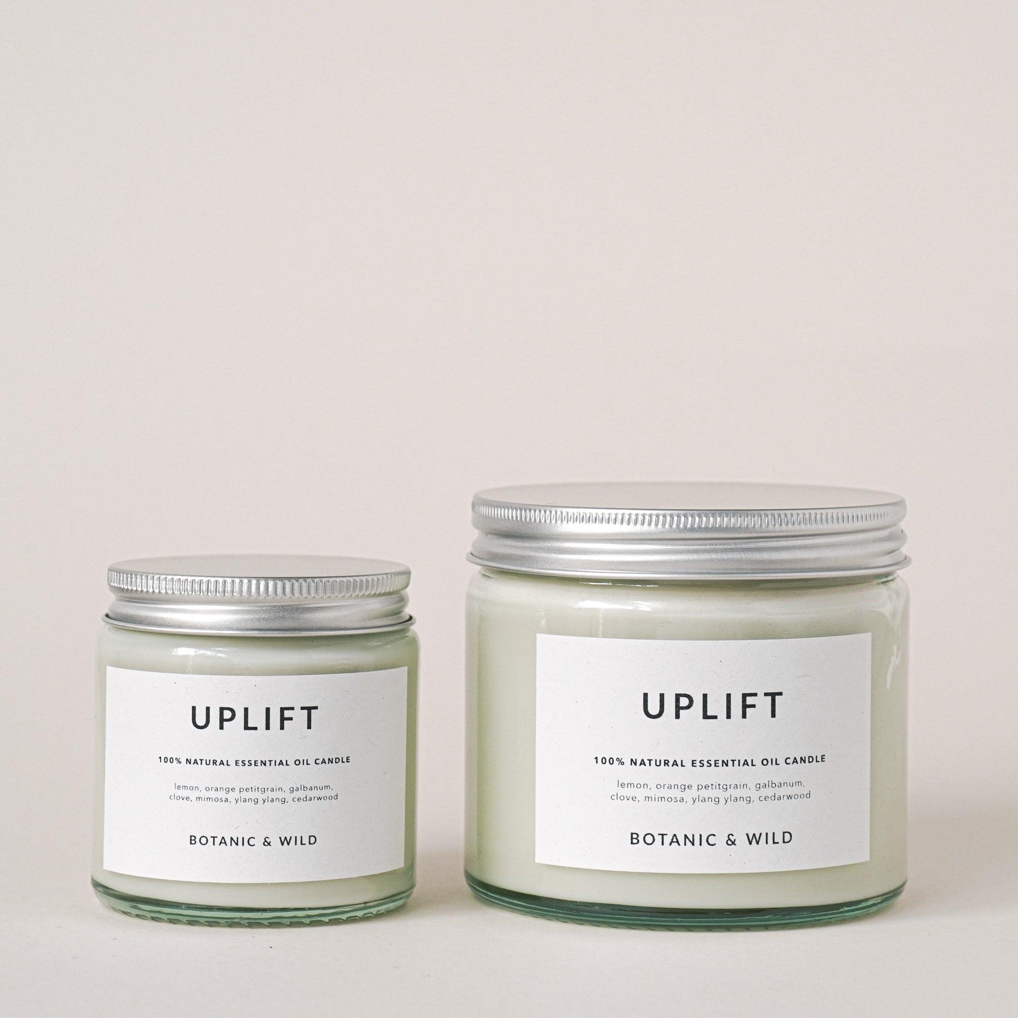 UPLIFT Essential Oil Soy Candles - Botanic & Wild